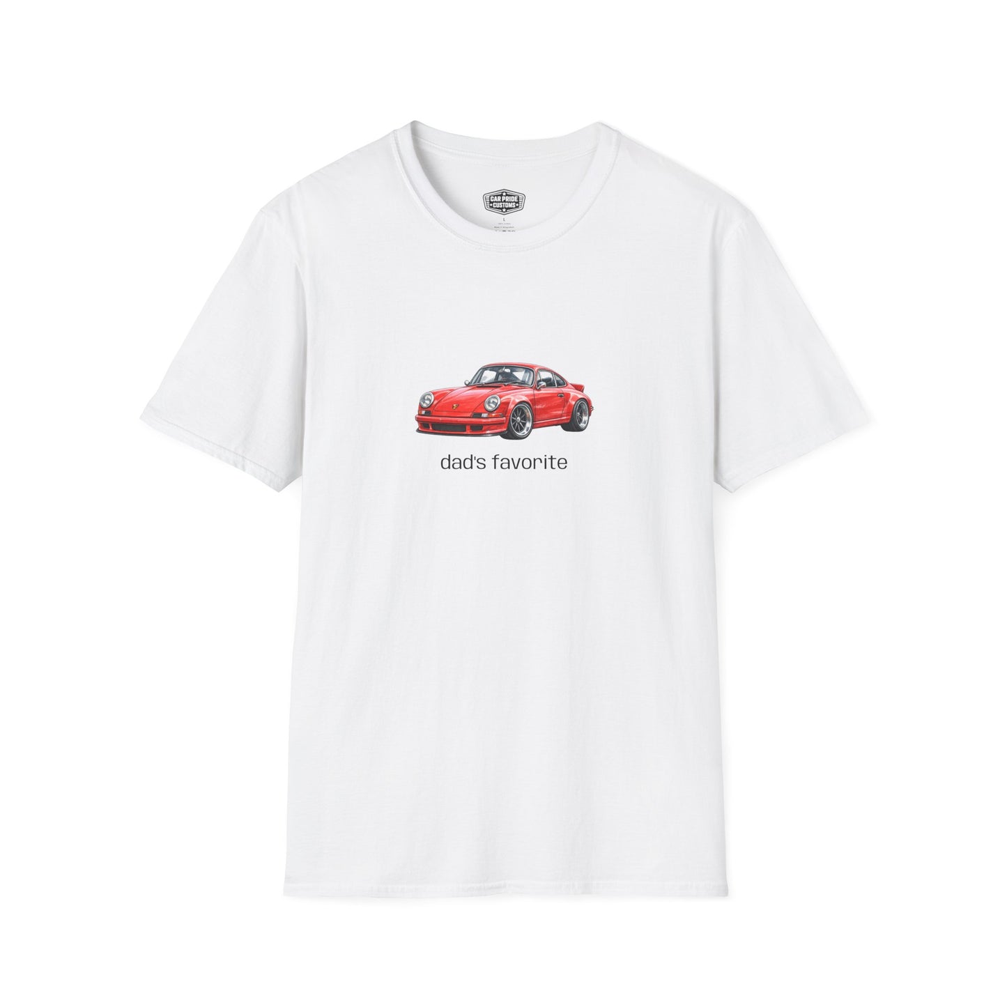 Porsche Dad’s Favorite T-Shirt | Classic Porsche Sports Car Tee | Personalized Car Lover Gift