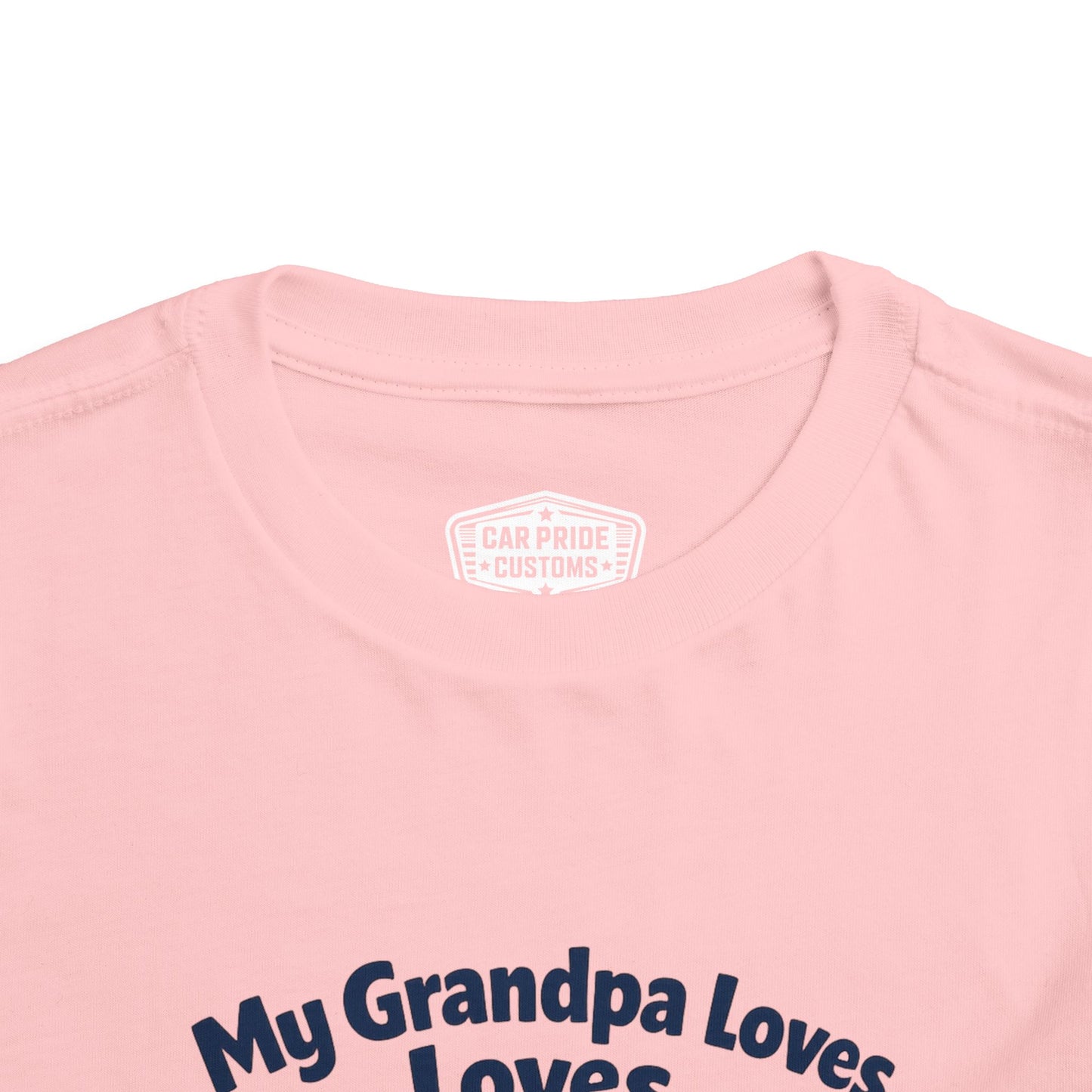 Funny Car T-Shirt | Classic Car Toddler T-Shirt| Grandpa Car Lover Gift | 1969 Pontiac GTO | Grandpa Likes Cars