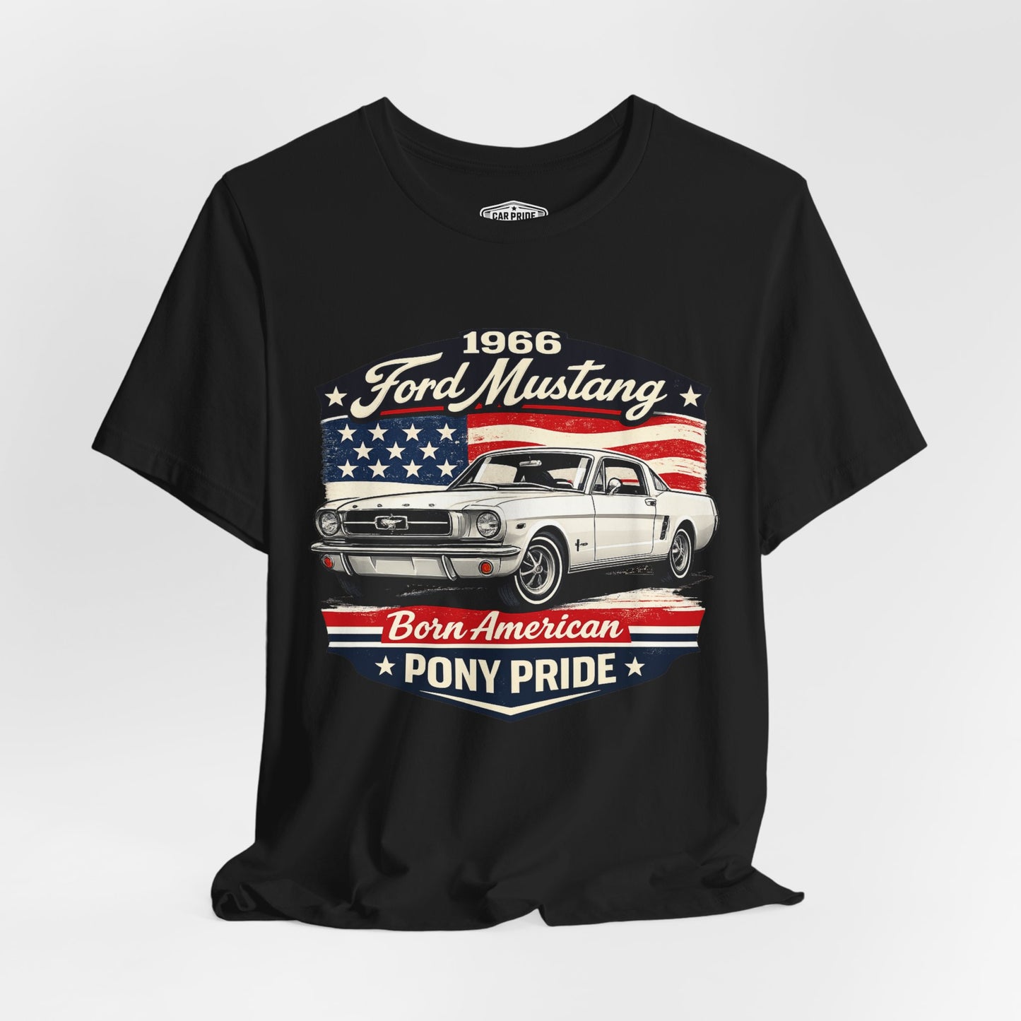 1966 Ford Mustang White Pride - Premium Tee