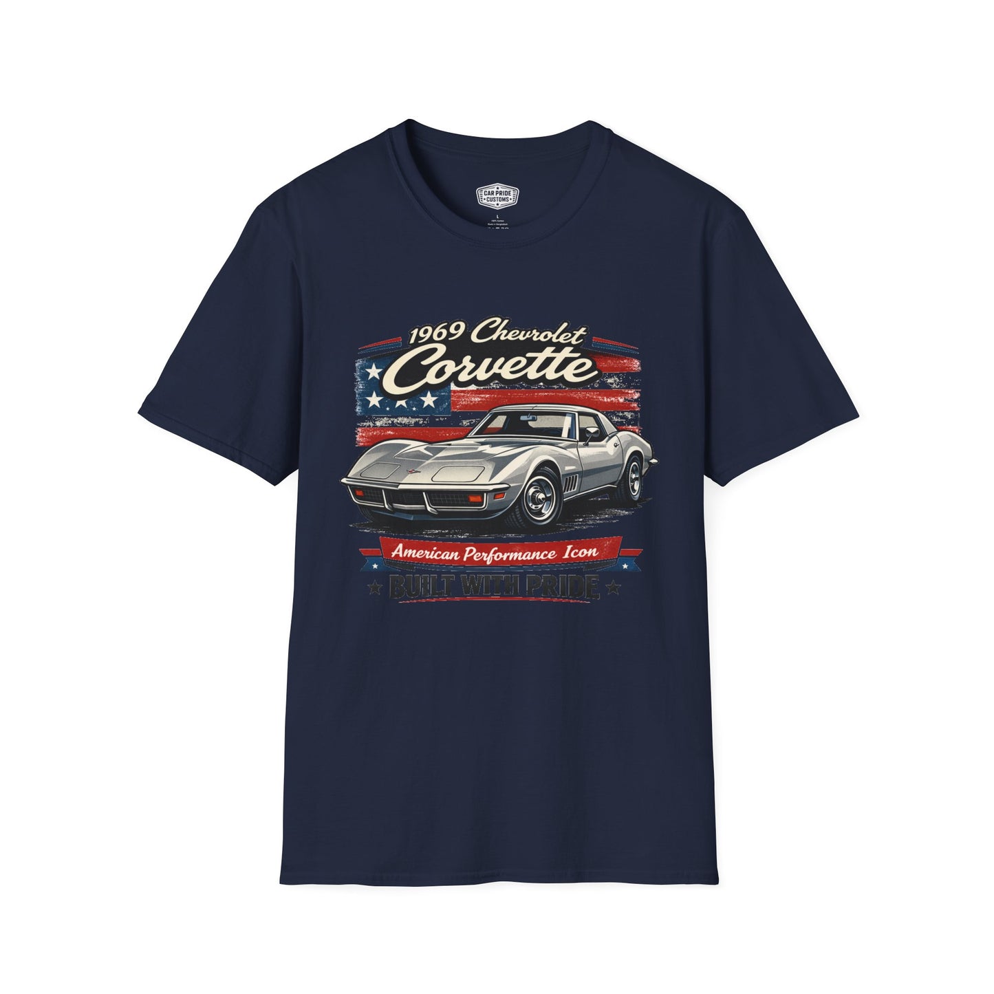 1969 Chevrolet Corvette Silver Pride - Standard Tee