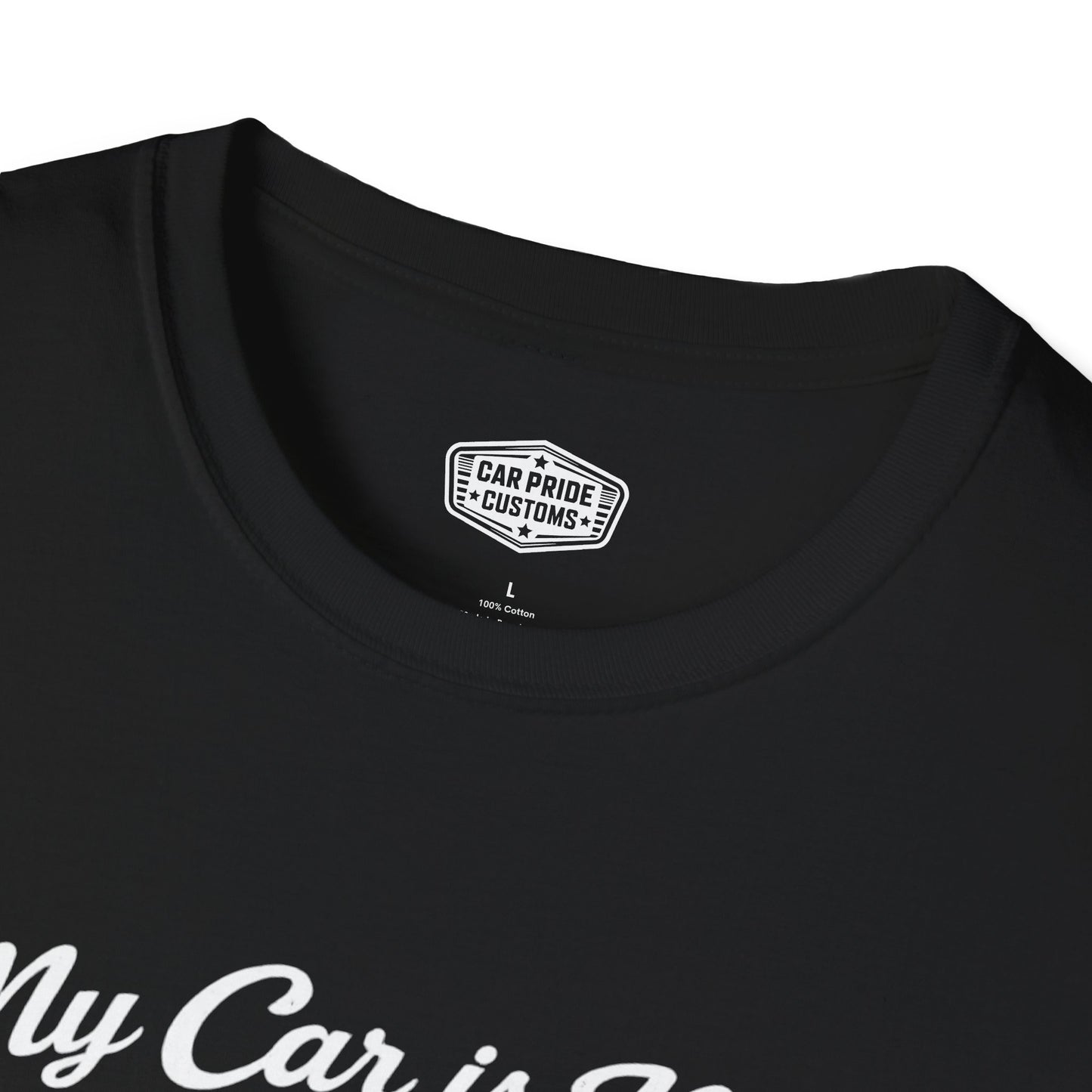 My Car is My Therapist | 1968 Chevy Camaro T-Shirt | Funny Convertible Muscle Car Graphic Tee | Classic Camaro Shirt