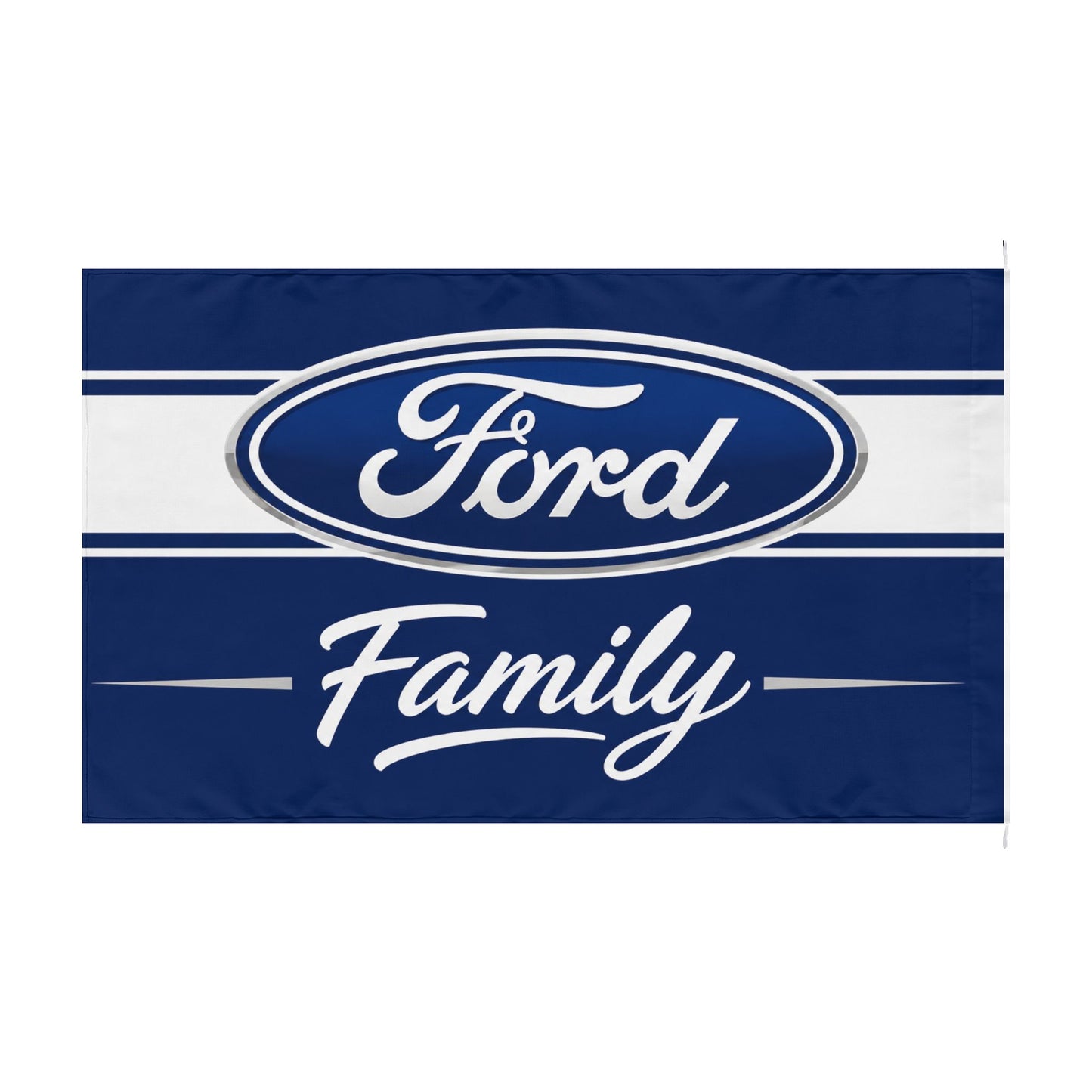 Ford Family Flag | Ford Garage Banner | Truck & Mustang Enthusiast Decor| 60"x36"