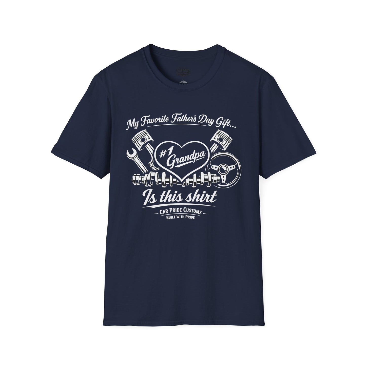 #1 Gramps Car Shirt | Funny Grandpa Gift | Father’s Day Shirt | Car Lover Tee