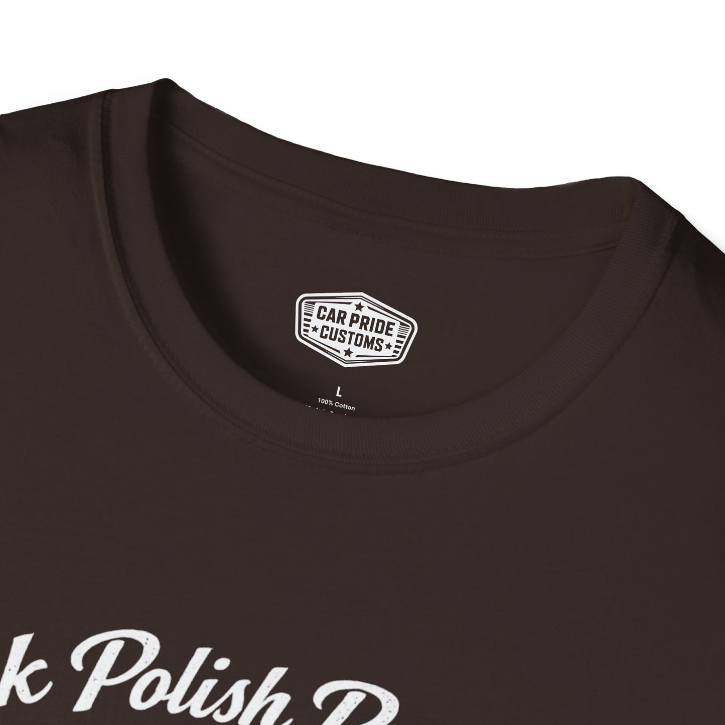 Park Polish Repeat | 1966 Ford Van T-Shirt | Funny Classic Van Show Graphic Tee | Ford Econoline Shirt