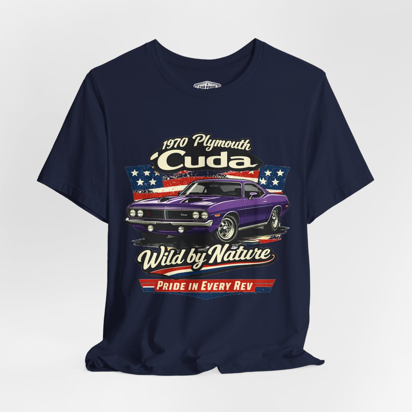 1970 Plymouth Cuda Purple Pride - Premium Tee