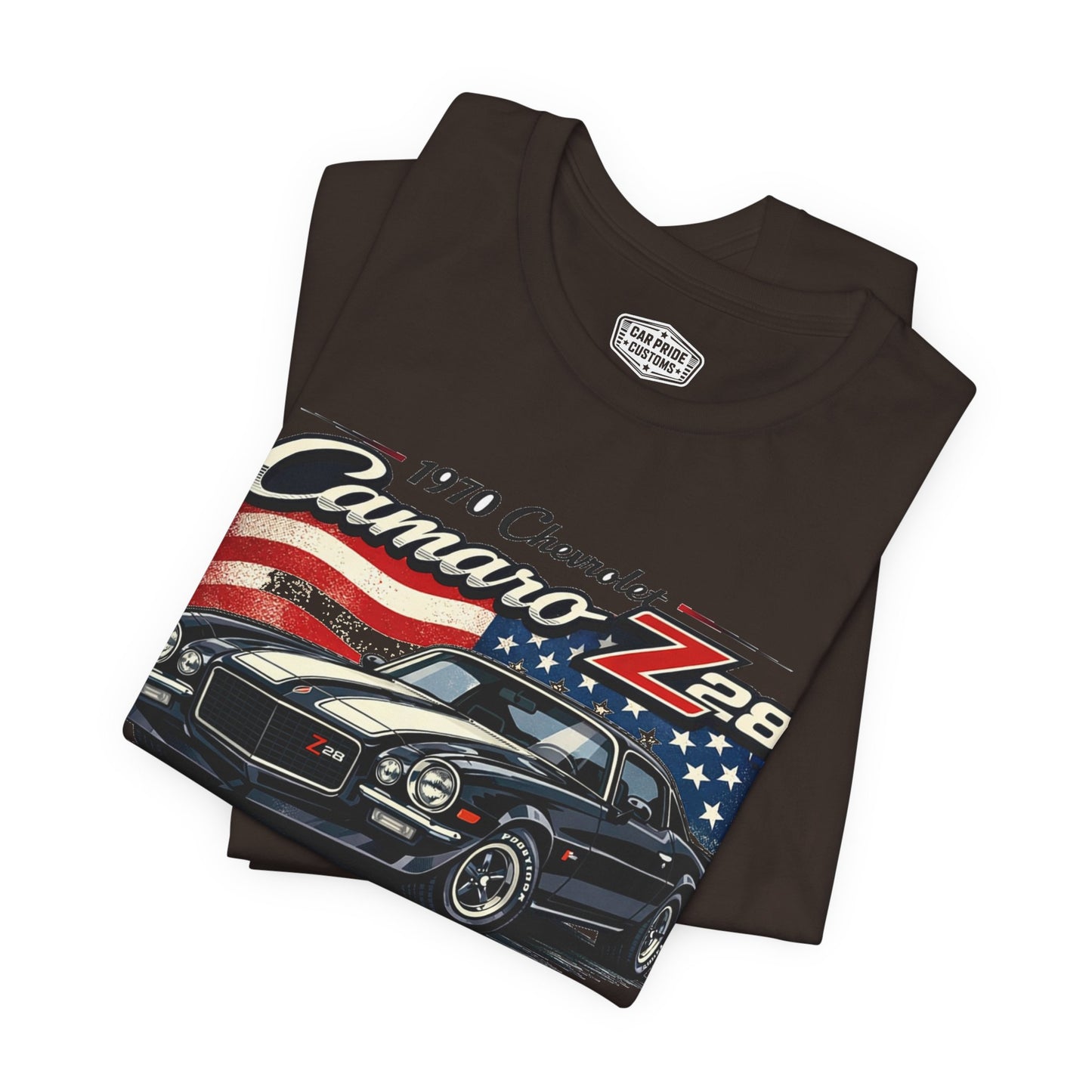 1970 Chevrolet Camaro Z28 Pride Shirt | Classic Car Gift for Dad | American Pride | Vintage | Classic | Premium Soft
