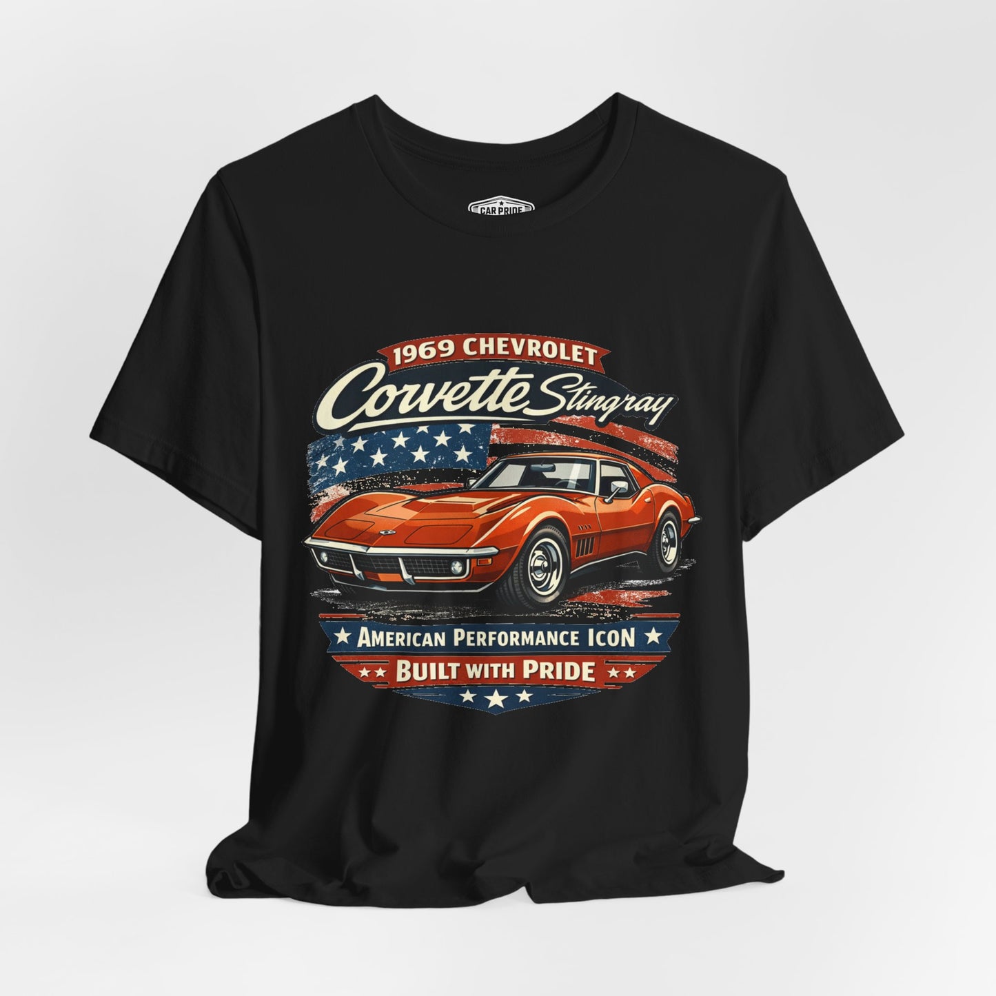 1969 Chevrolet Corvette Stingray Burnt Orange Pride - Premium Tee