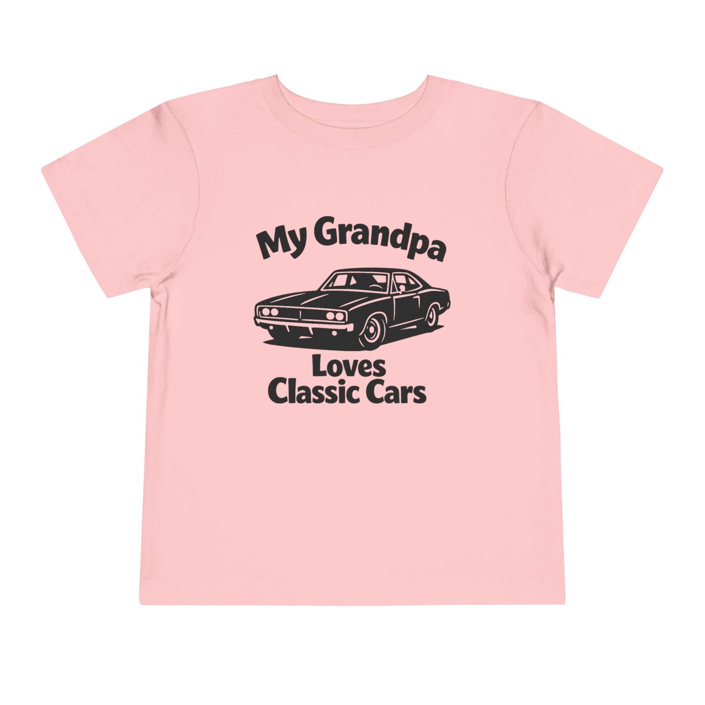 Funny Car T-Shirt | Classic Car Toddler T-Shirt| Grandpa Car Lover Gift | 1968 Dodge Charger | Grandpa Likes Cars