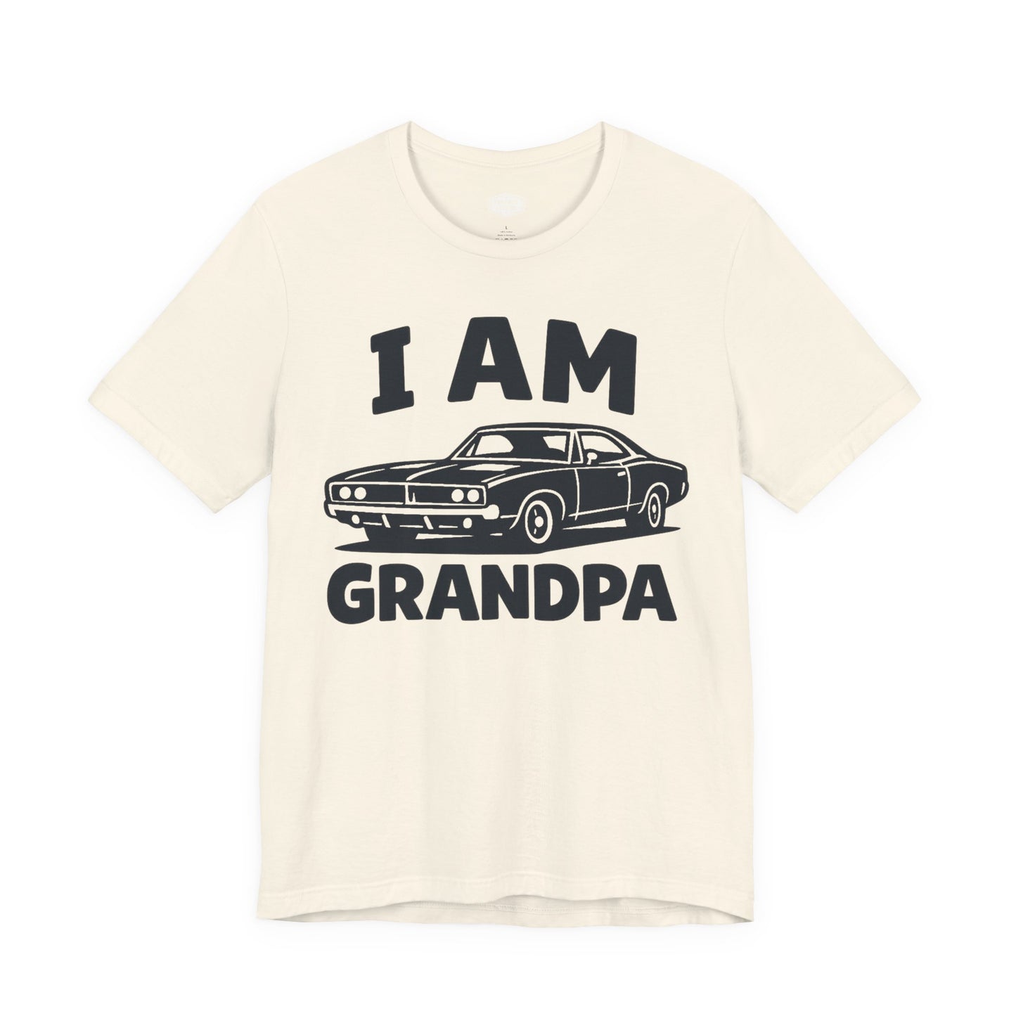 Funny Car T-Shirt | Classic Car Grandpa T-Shirt| Grandpa Car Lover Gift | 1968 Dodge Charger | I am Grandpa