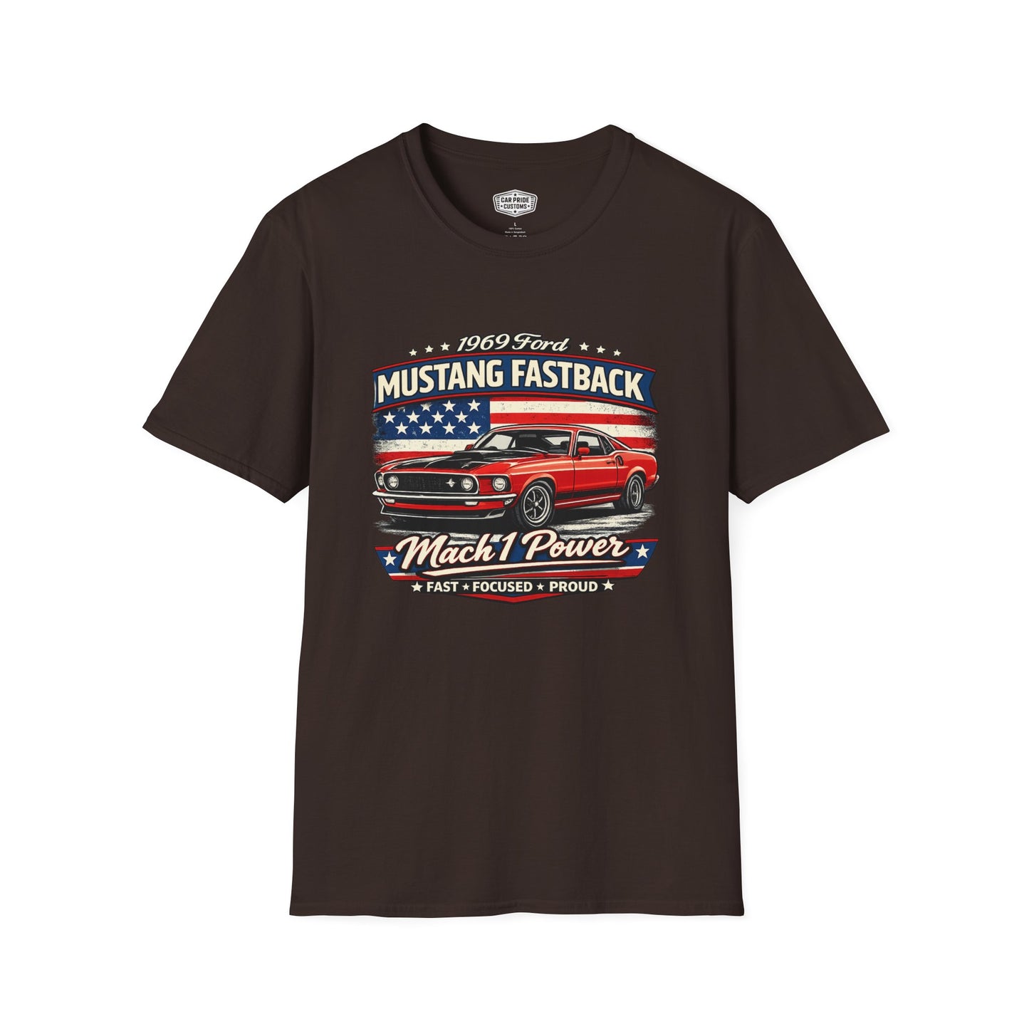1969 Ford Mustang Fastback Mach 1 Pride - Standard Tee
