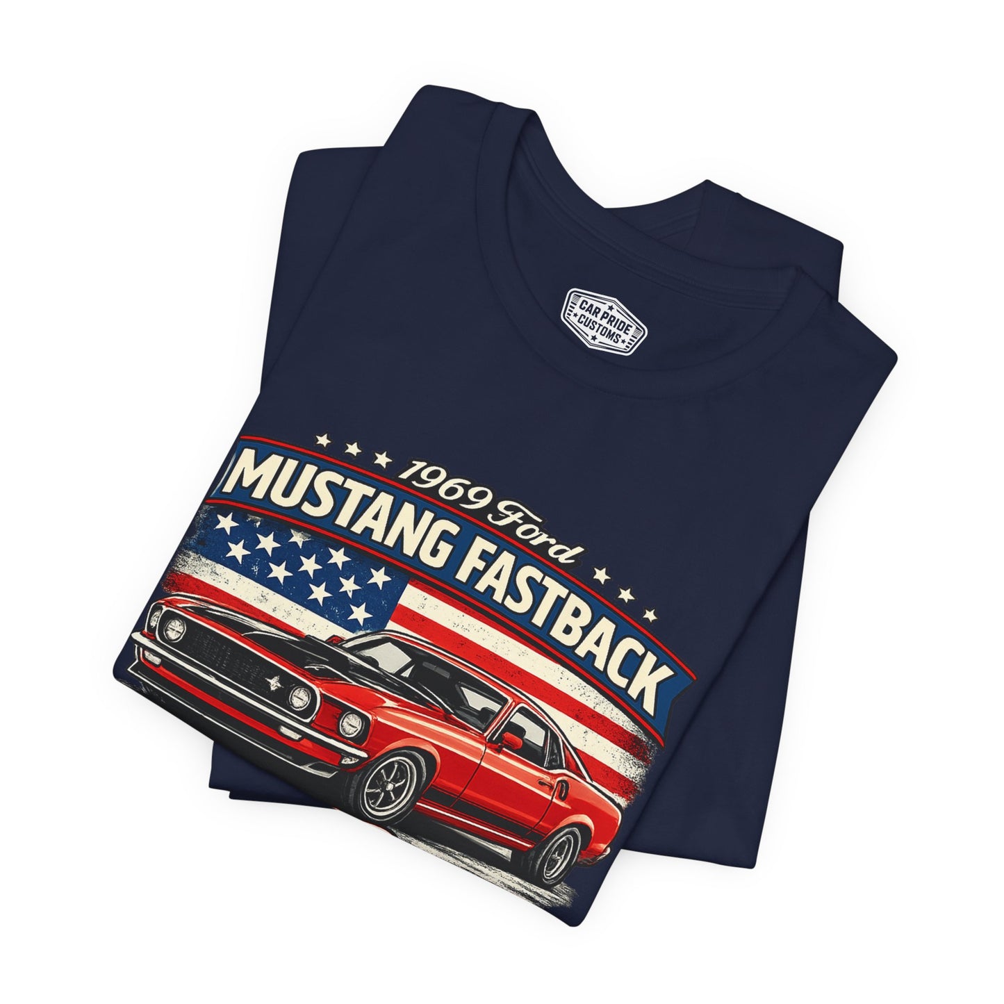 1969 Ford Mustang Fastback Mach 1 Pride - Premium Tee