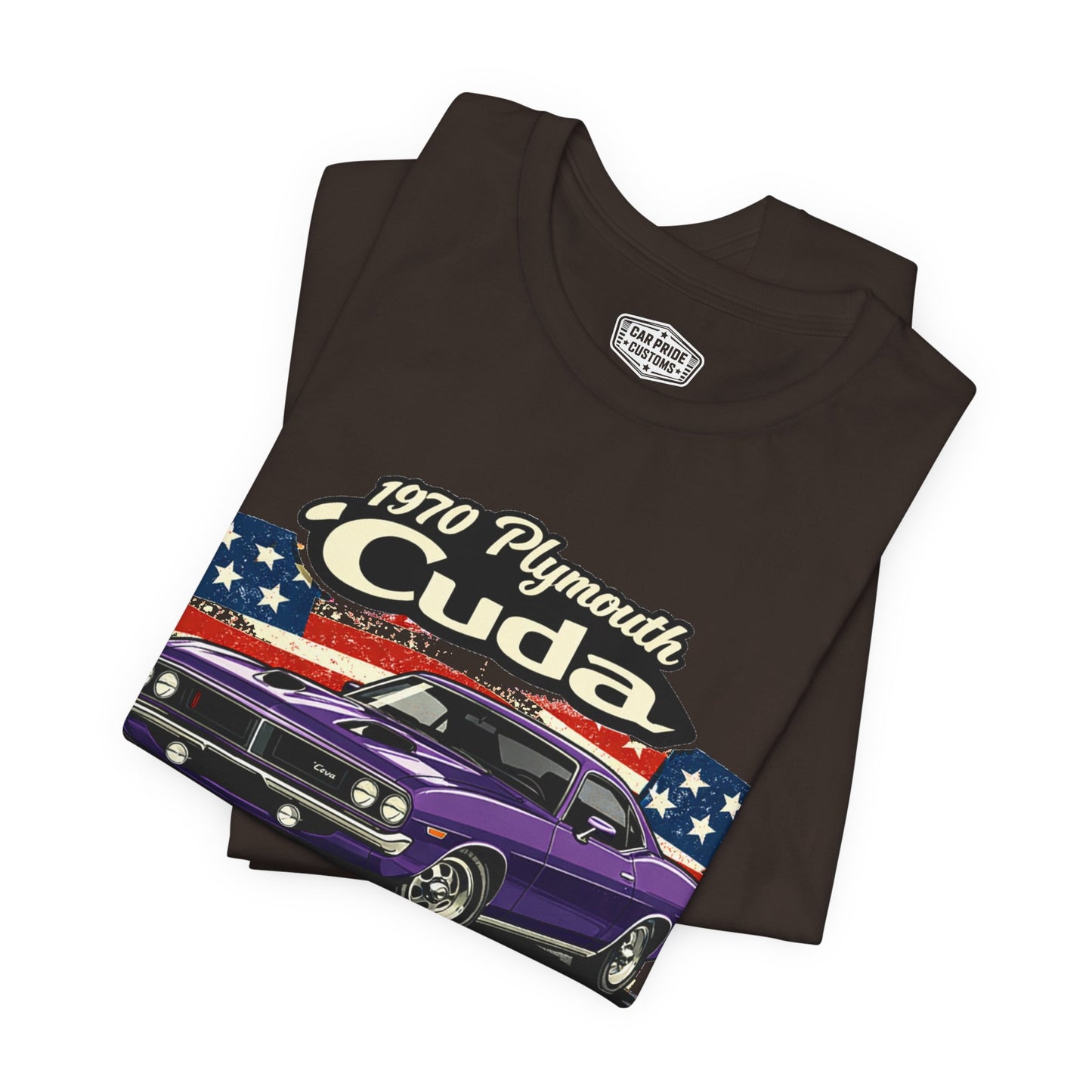 1970 Plymouth Cuda Purple Pride - Premium Tee
