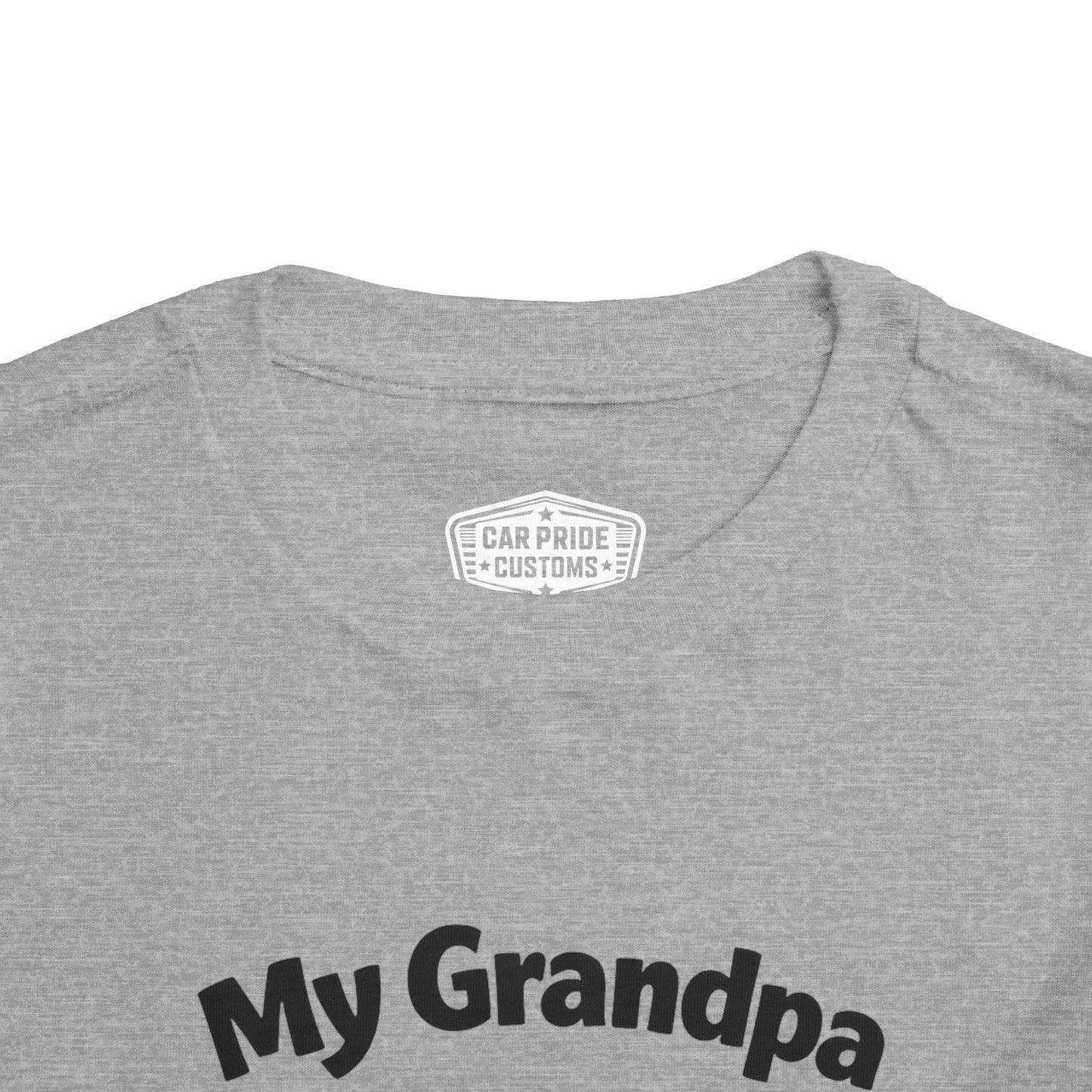 Funny Car T-Shirt | Classic Car Toddler T-Shirt| Grandpa Car Lover Gift | 1968 Dodge Charger | Grandpa Likes Cars