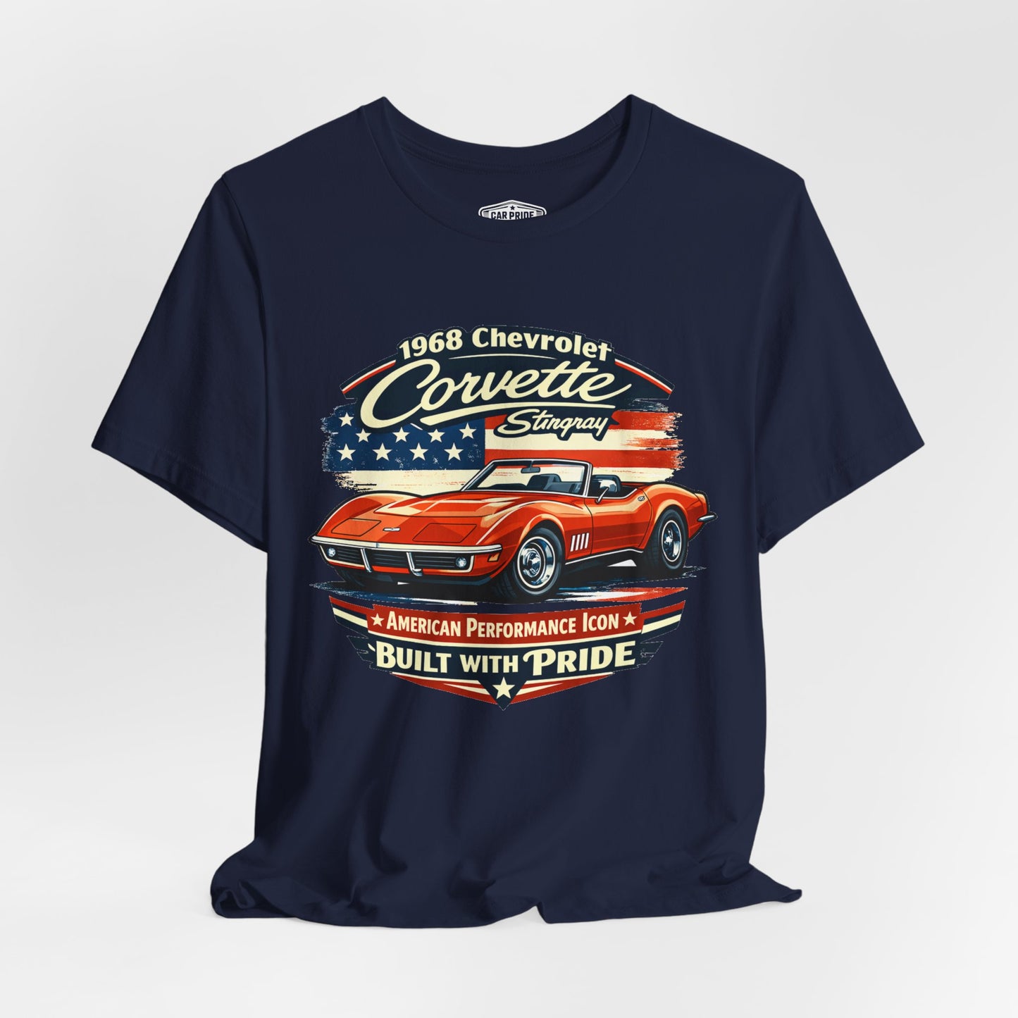 1968 Chevrolet Corvette Convertible Pride - Premium Tee