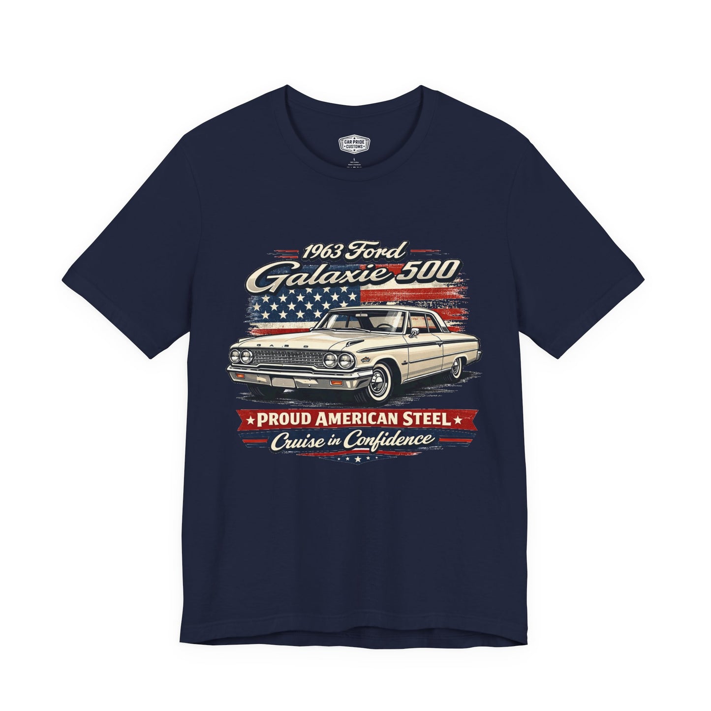1963 Ford Galaxy 500 Yellow Pride - Premium Tee
