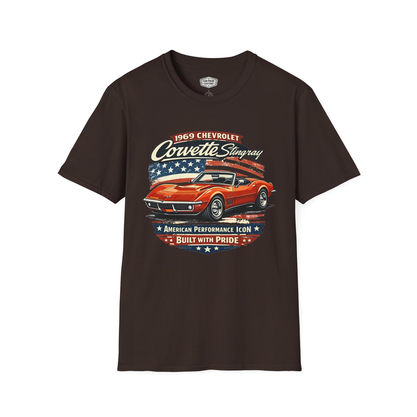 1969 Chevrolet Corvette Stingray Convertible Burnt Orange Pride - Standard Tee