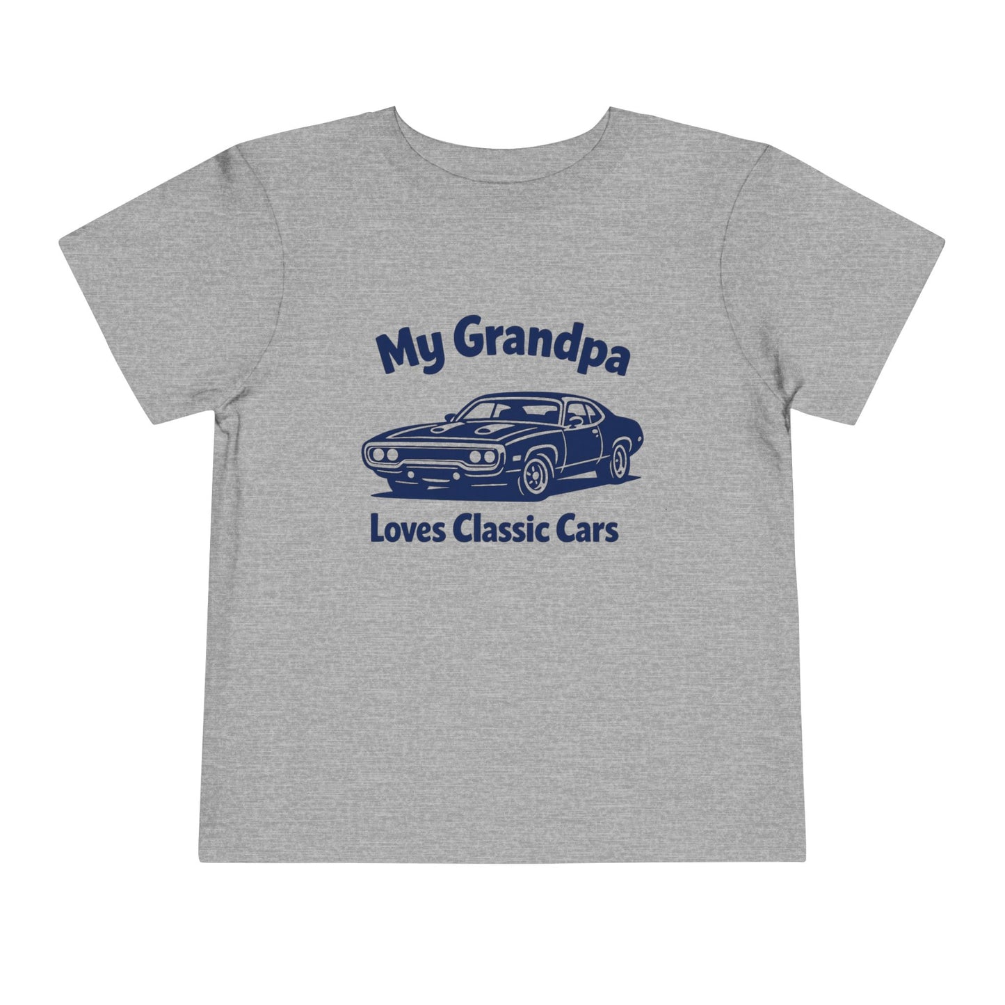 Funny Car T-Shirt | Classic Car Toddler T-Shirt| Grandpa Car Lover Gift | 1971 Plymouth Road Runner | Grandpa Likes Cars