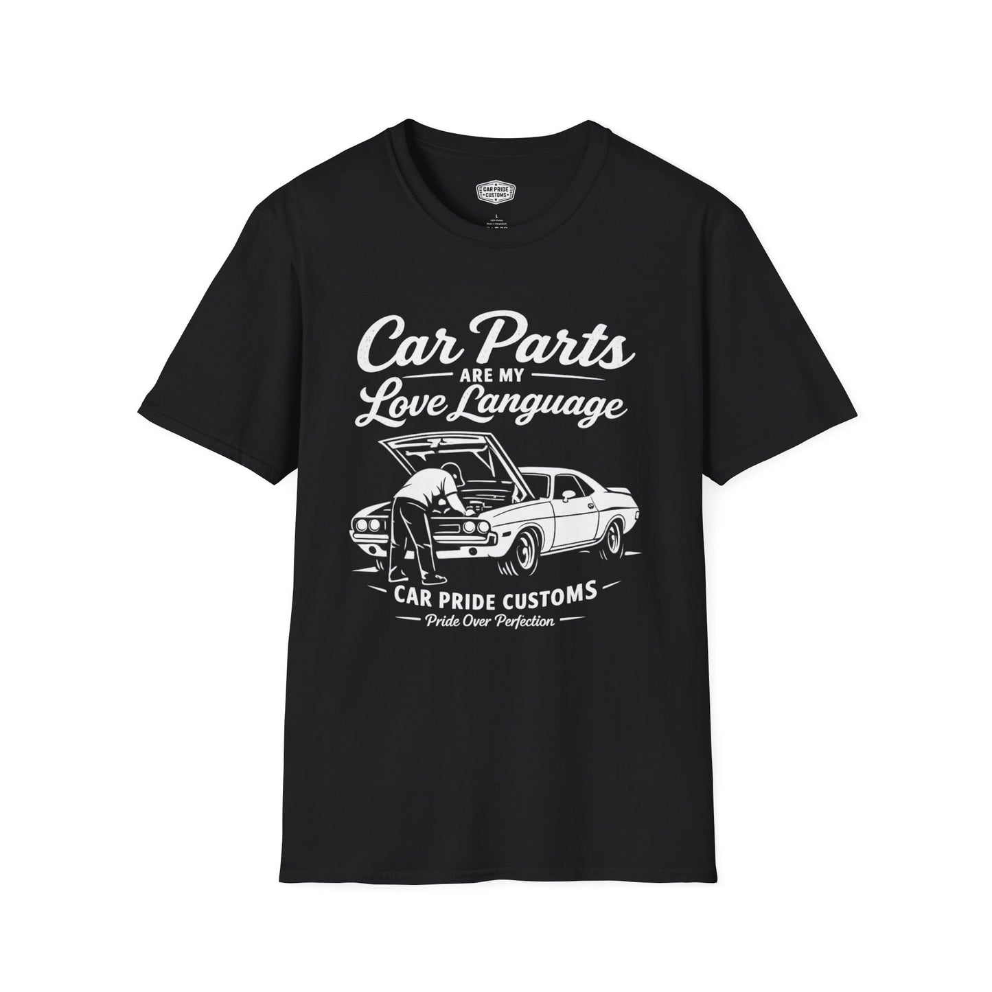 Funny Car T-Shirt | Car Guy Gift | Mechanic Shirt | 1970 Dodge Challenger | Car Parts