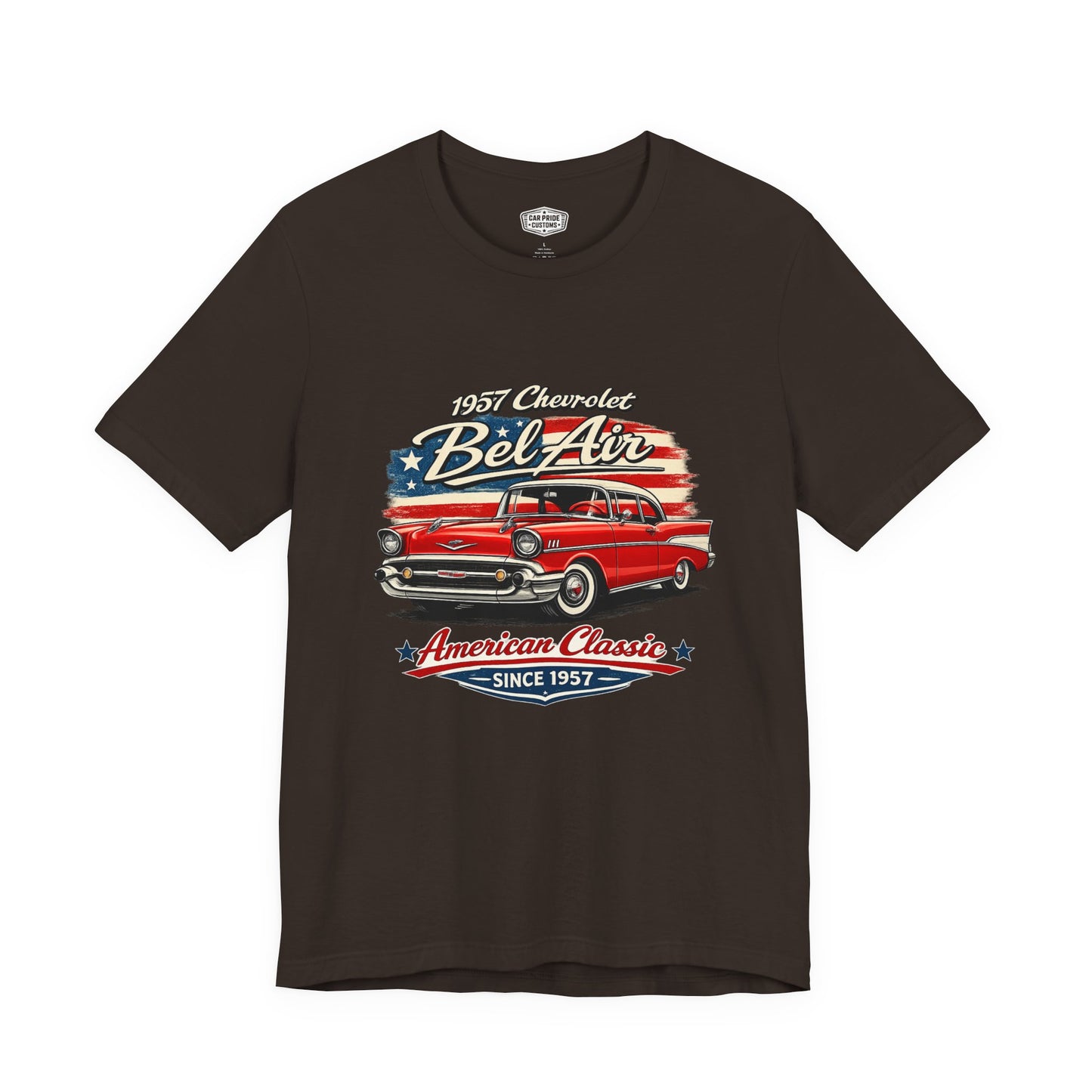 1957 Chevrolet Bel Air Red Pride - Premium Tee