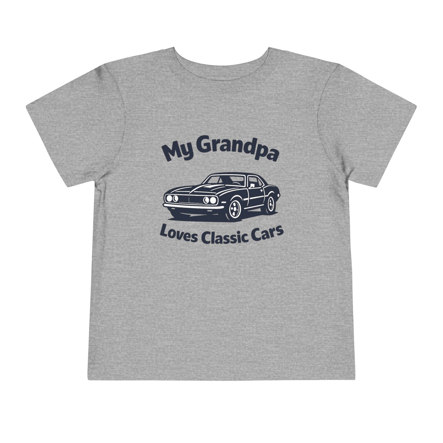 Funny Car T-Shirt | Classic Car Toddler T-Shirt| Grandpa Car Lover Gift | 1968 Chevrolet Camaro | Grandpa Likes Cars