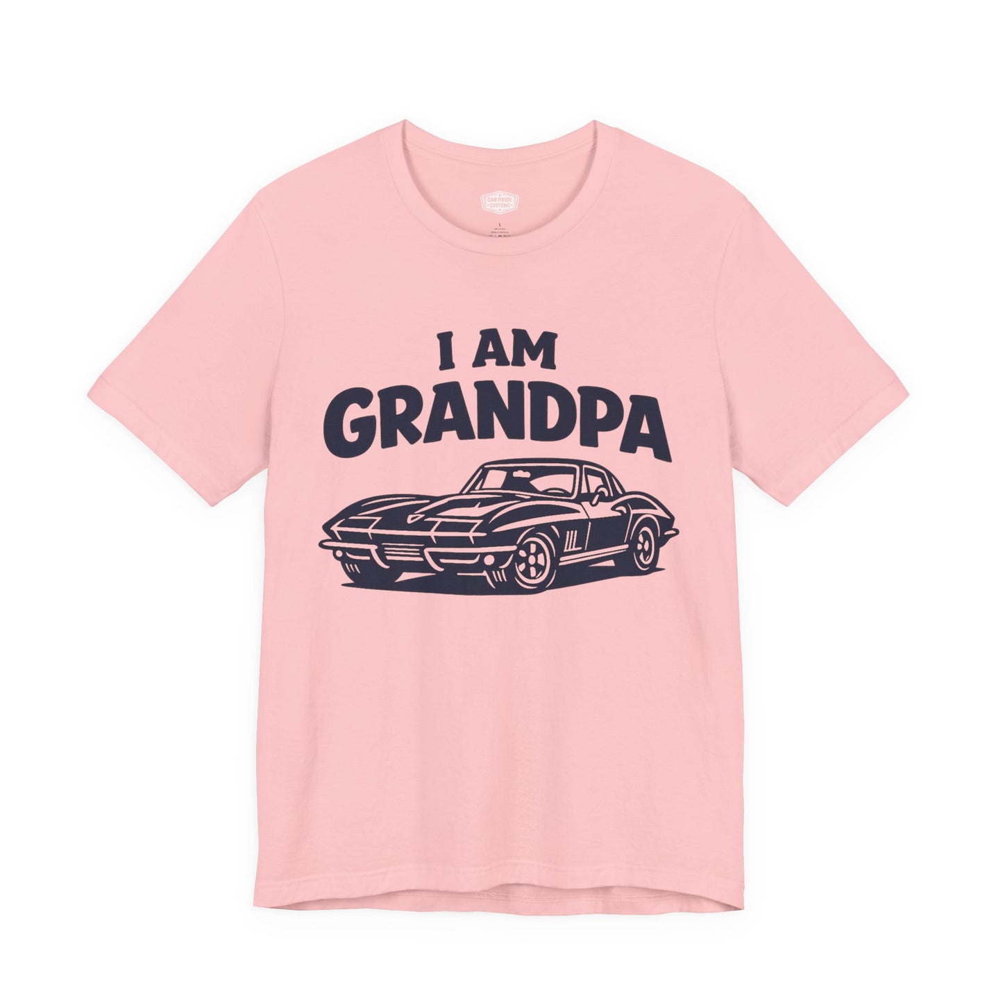 Funny Car T-Shirt | Classic Car Grandpa T-Shirt| Grandpa Car Lover Gift | 1967 Chevrolet Corvette | I am Grandpa