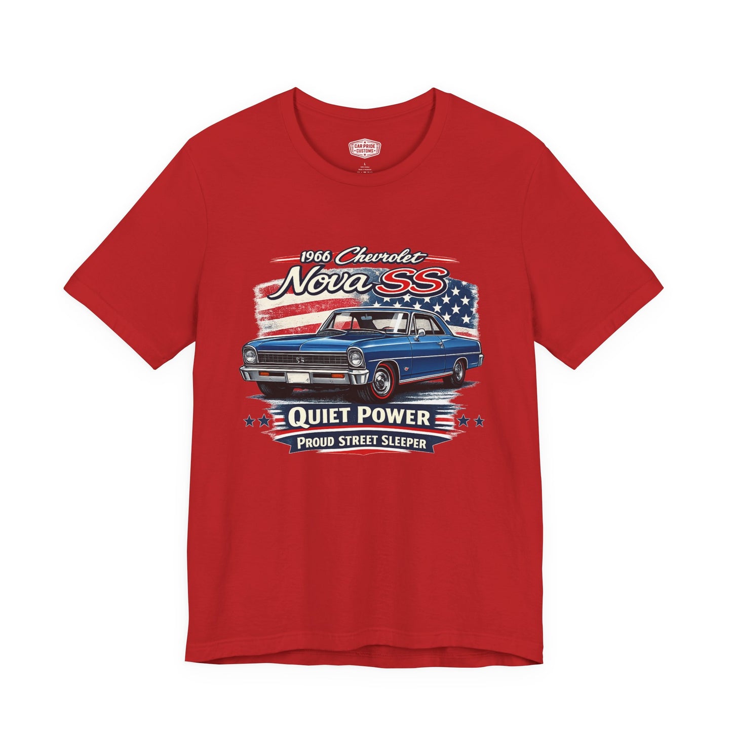 1966 Chevrolet Nova SS Blue Pride - Premium Tee