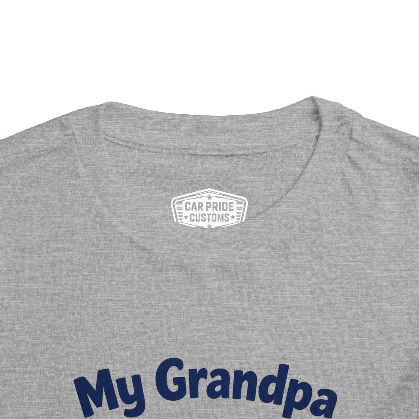Funny Car T-Shirt | Classic Car Toddler T-Shirt| Grandpa Car Lover Gift | 1967 Chevrolet Corvette | Grandpa Likes Cars