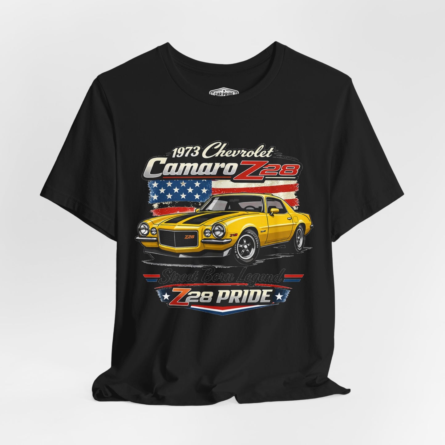1973 Chevrolet Camaro Shirt | Classic Car Gift for Dad | American Pride | Vintage | Classic | Premium Soft