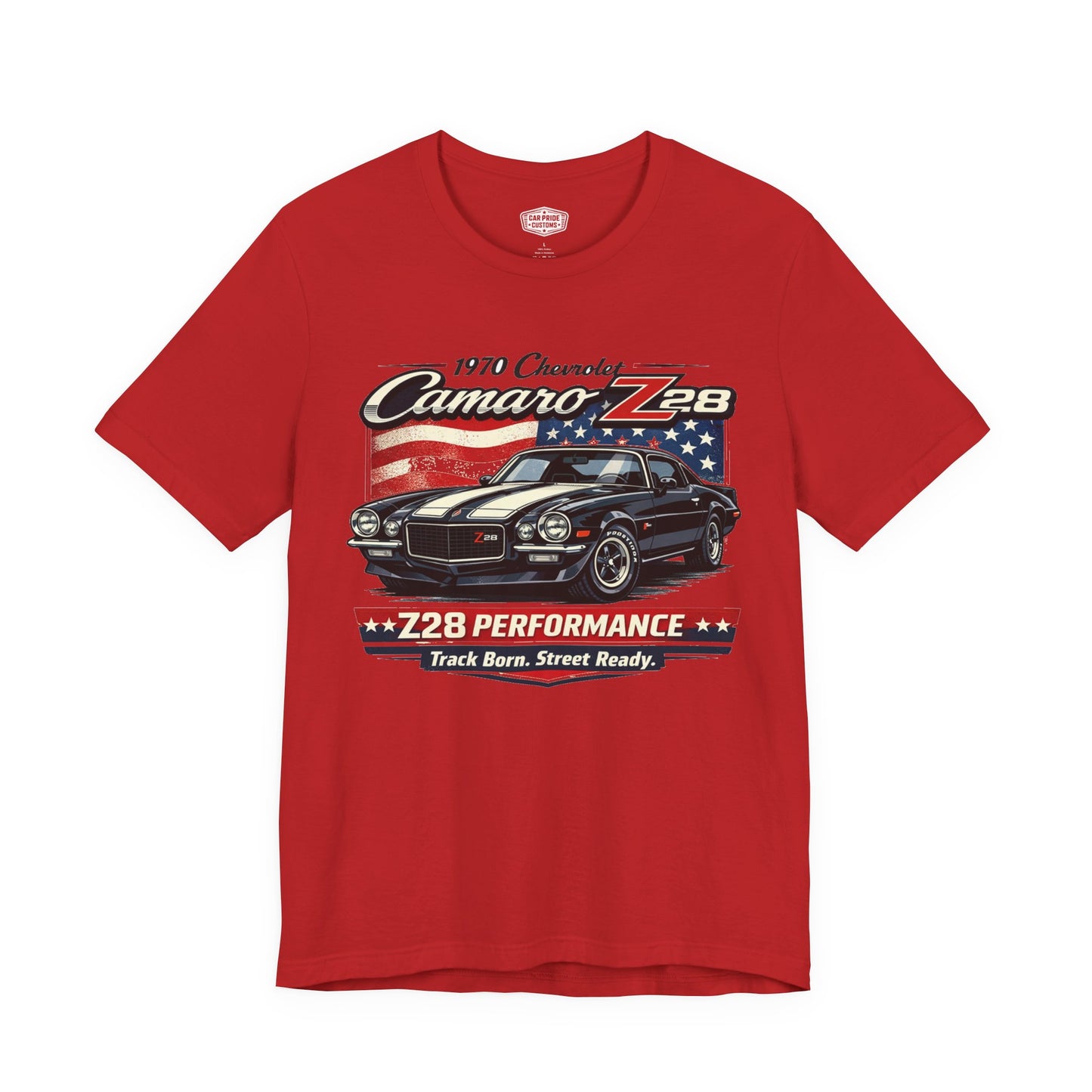 1970 Chevrolet Camaro Z28 Pride Shirt | Classic Car Gift for Dad | American Pride | Vintage | Classic | Premium Soft