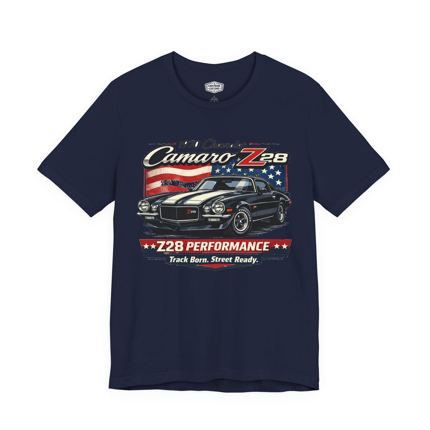 1970 Chevrolet Camaro Z28 Pride Shirt | Classic Car Gift for Dad | American Pride | Vintage | Classic | Premium Soft
