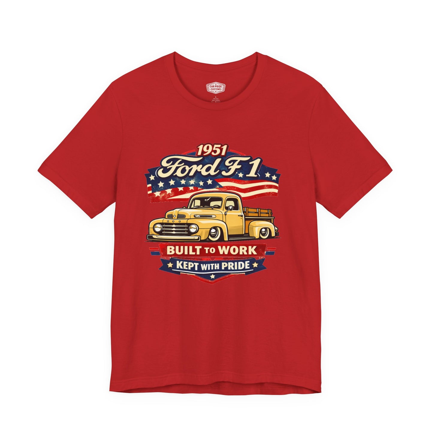 1951 Ford F1 Yellow Pride - Premium Tee