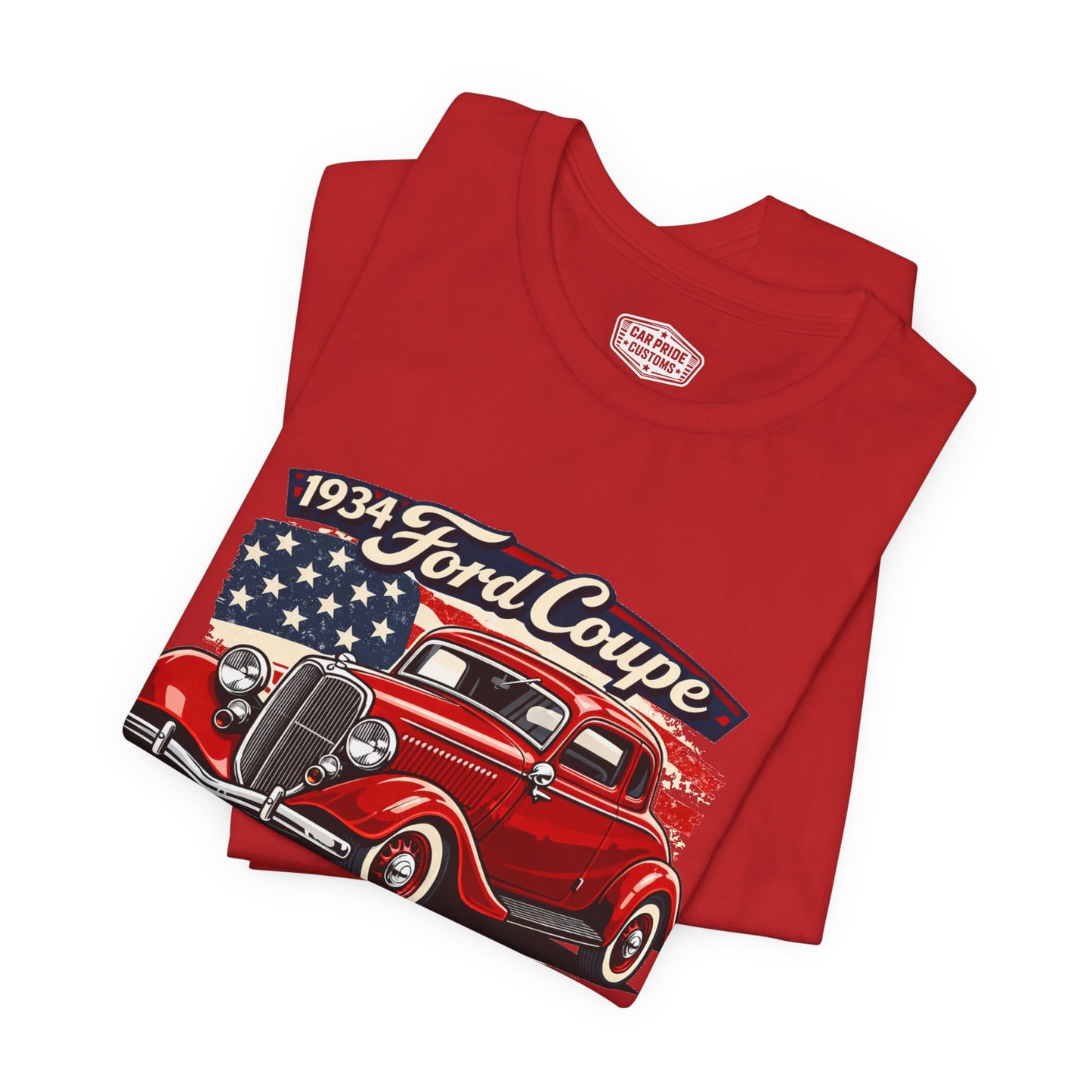 1934 Ford Coupe Red Pride - Premium Tee