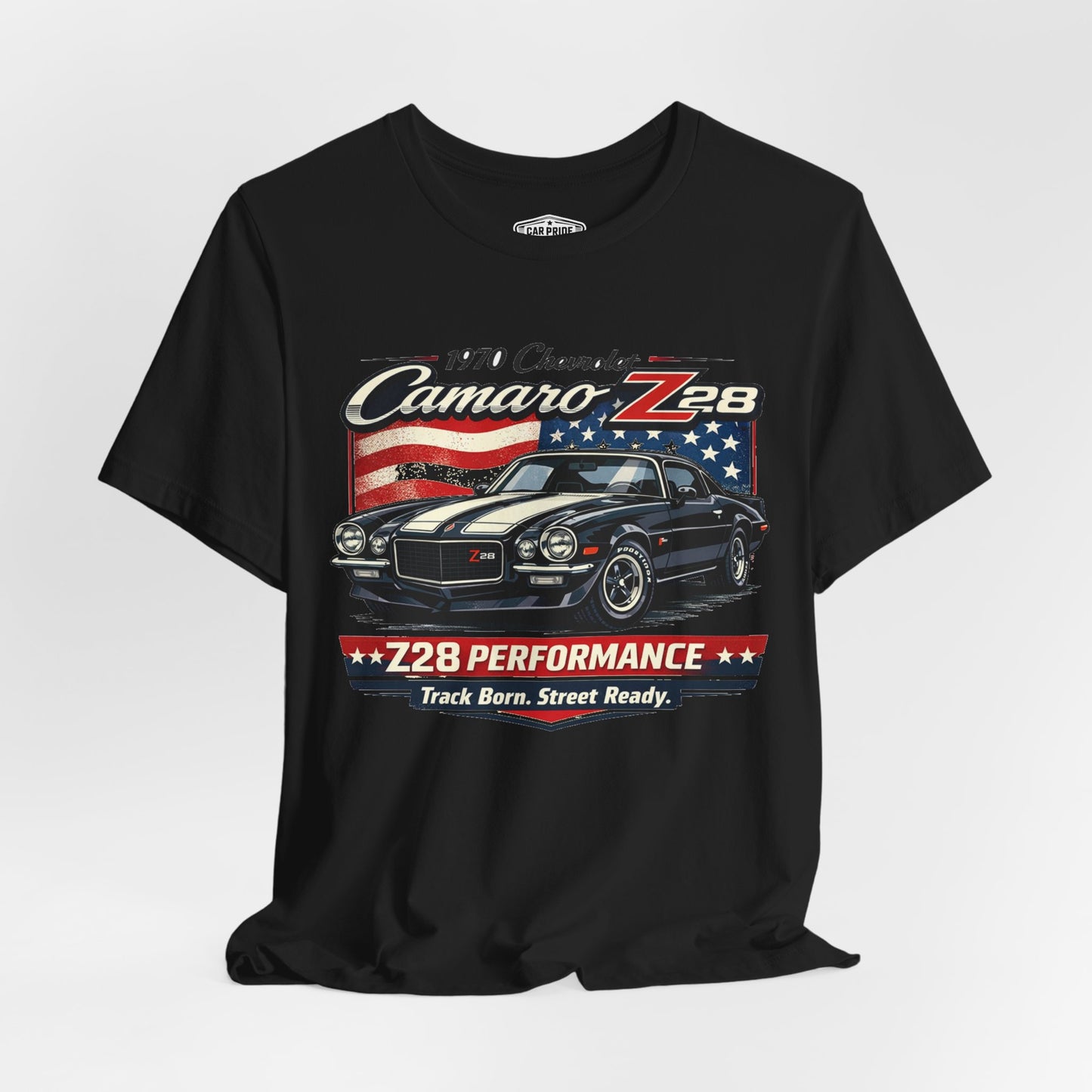 1970 Chevrolet Camaro Z28 Pride Shirt | Classic Car Gift for Dad | American Pride | Vintage | Classic | Premium Soft