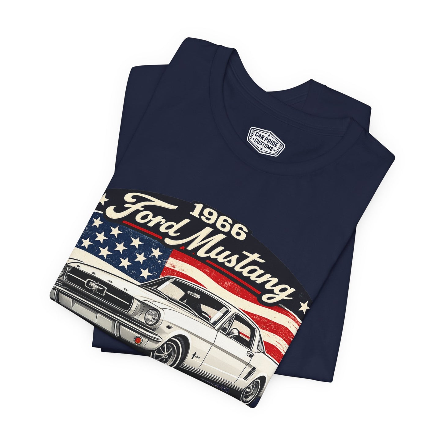 1966 Ford Mustang White Pride - Premium Tee