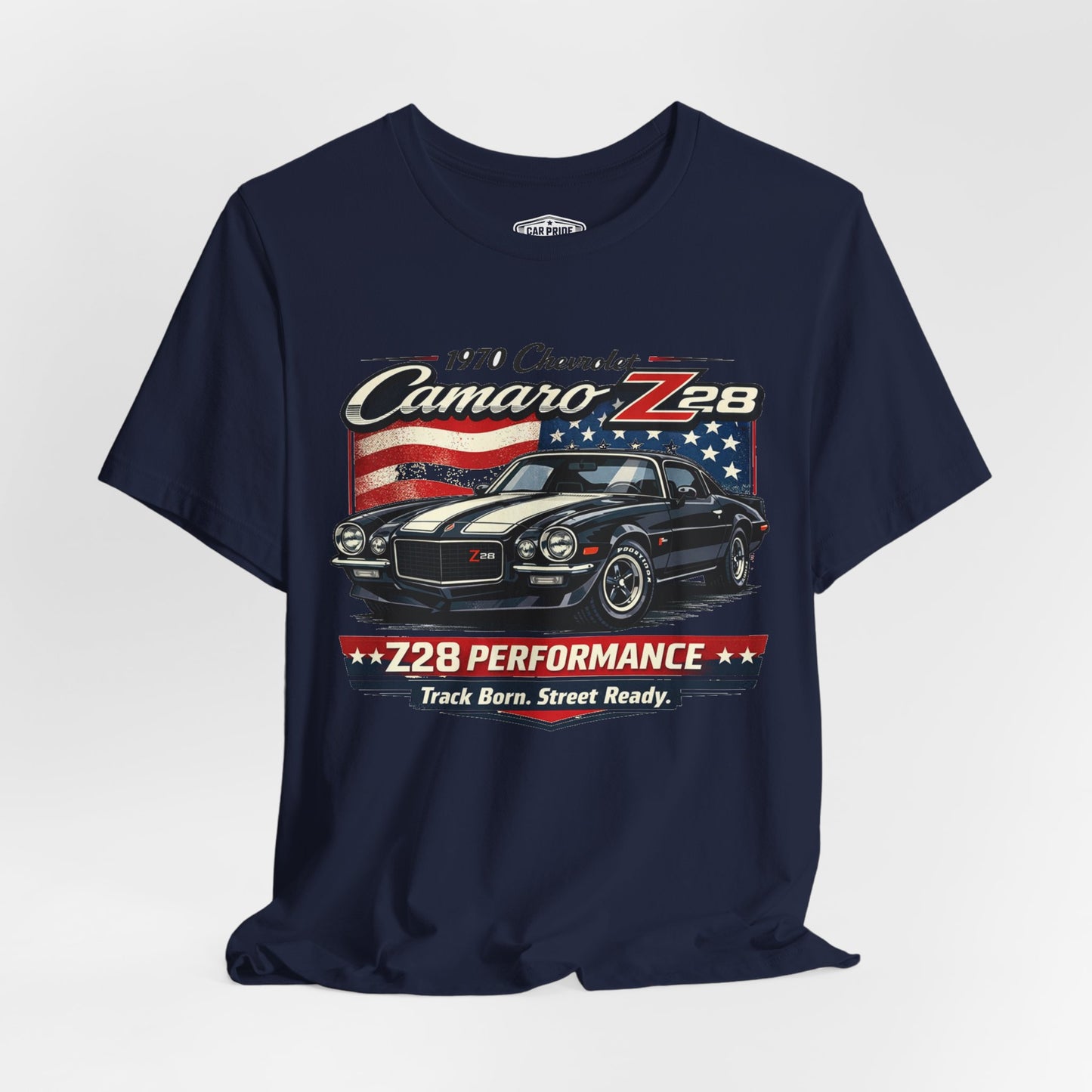 1970 Chevrolet Camaro Z28 Pride Shirt | Classic Car Gift for Dad | American Pride | Vintage | Classic | Premium Soft