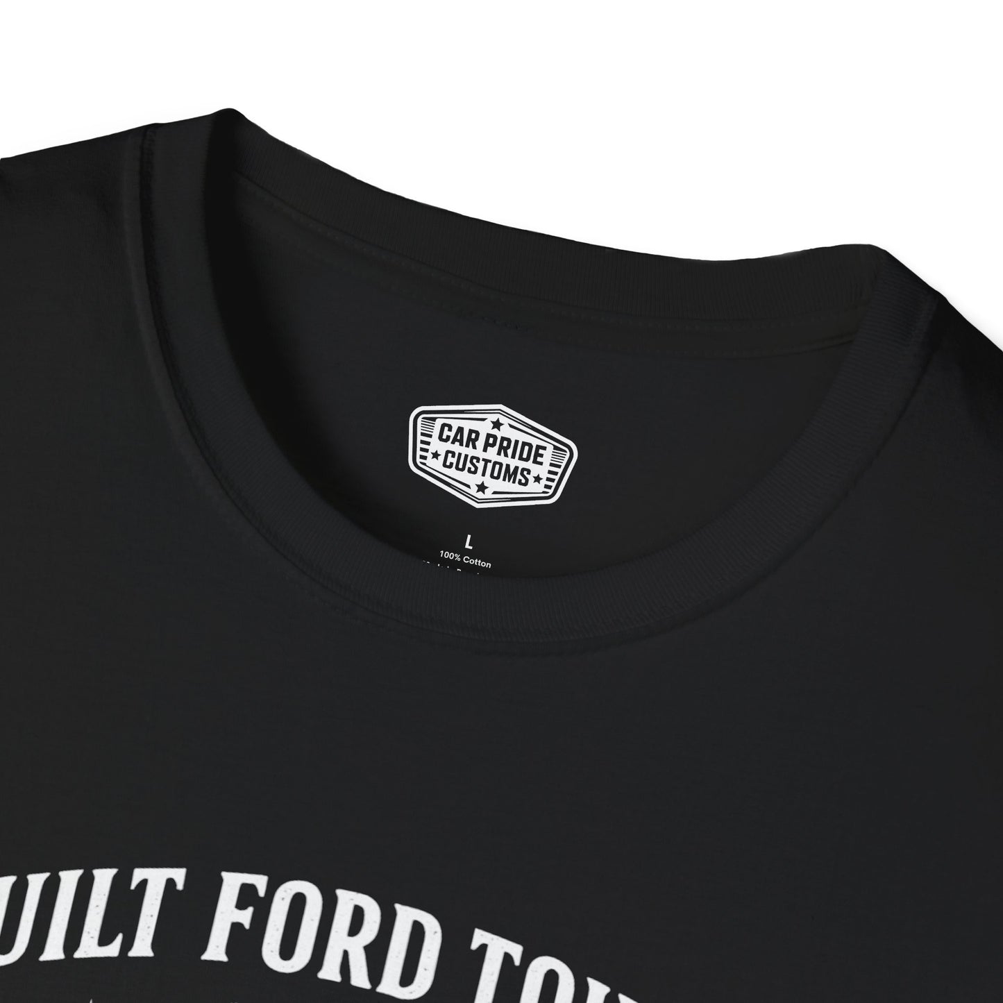 Ford Truck Line Evolution T-Shirt | Built Ford Tough Pickup Graphic Tee | Classic Ford Shirt for Truck Guys