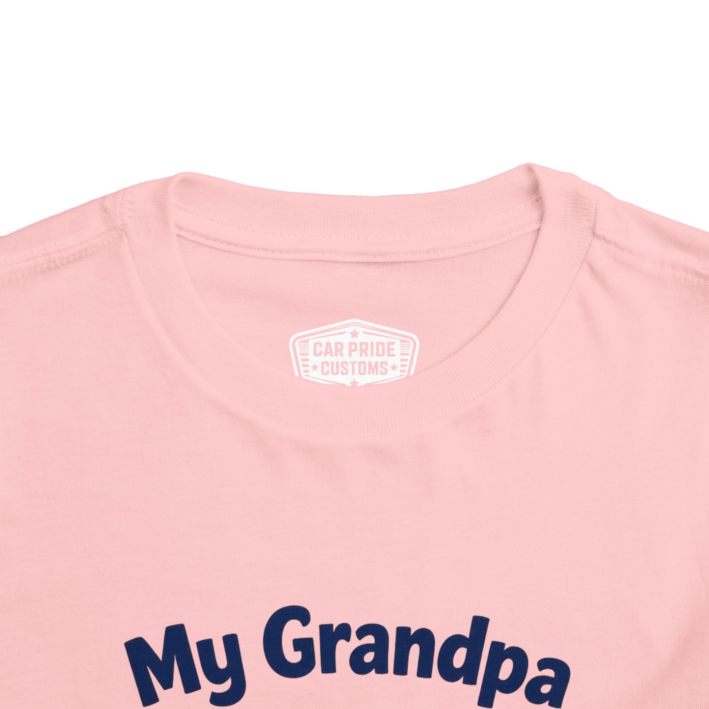 Funny Car T-Shirt | Classic Car Toddler T-Shirt| Grandpa Car Lover Gift | 1967 Chevrolet Corvette | Grandpa Likes Cars
