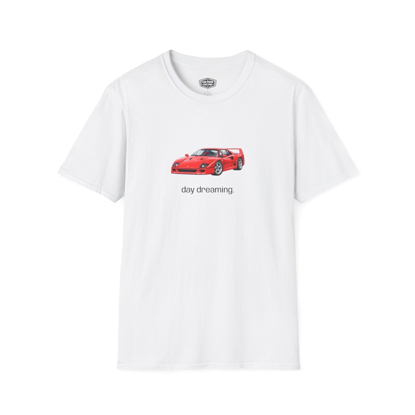 Ferrari F40 Day Dreaming T-Shirt | Exotic Car Tee | Customizable Sports Car Shirt | Ferrari Lover Gift | Car Pride Customs