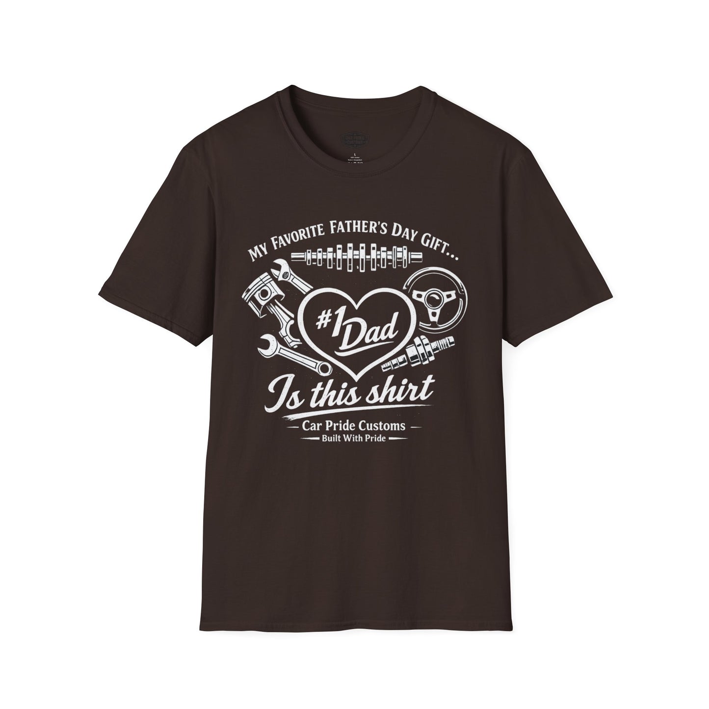 #1 Dad Car Shirt | Father’s Day Gift Is This Shirt | Funny Dad Car Shirt | Car Guy Gift | Automotive Tee