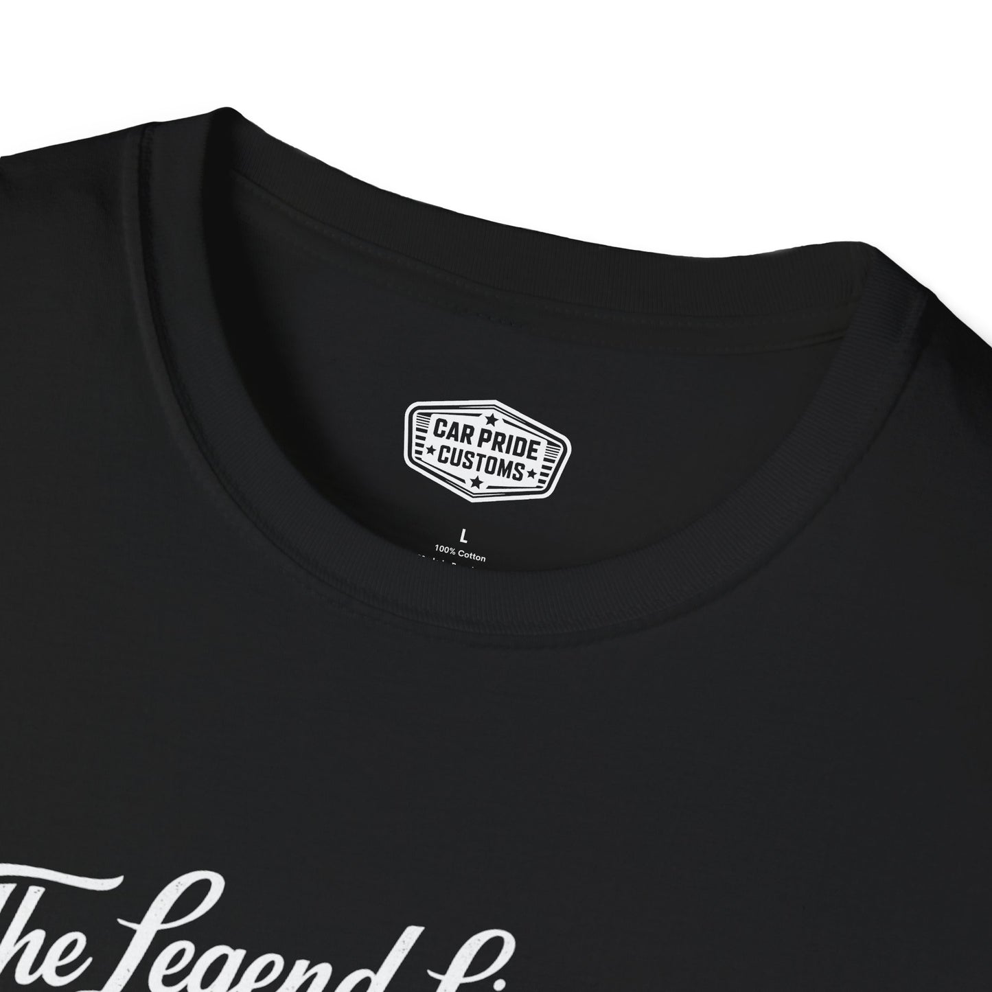 Ford Mustang Evolution T-Shirt | Legend Lives On Mustang Graphic Tee | Classic Ford Muscle Car Shirt