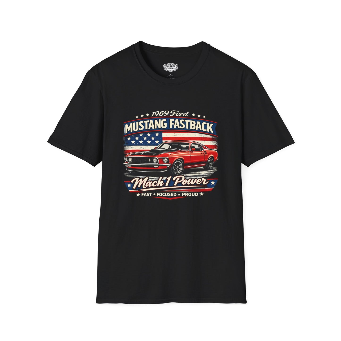 1969 Ford Mustang Fastback Mach 1 Pride - Standard Tee