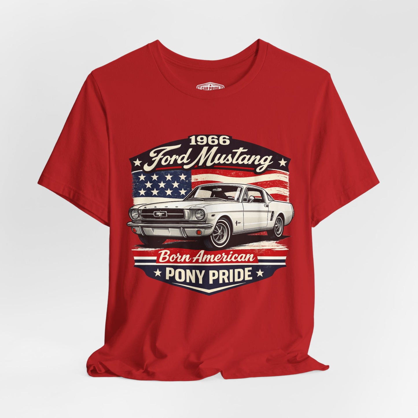 1966 Ford Mustang White Pride - Premium Tee