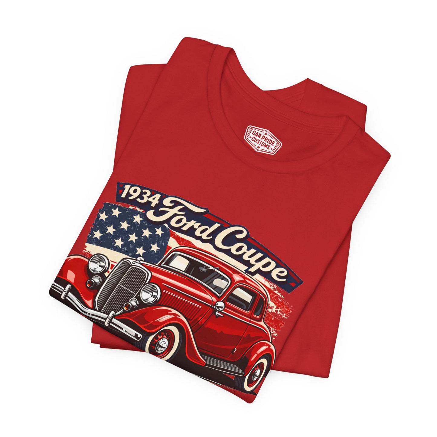 1934 Ford Coupe Red Pride - Premium Tee