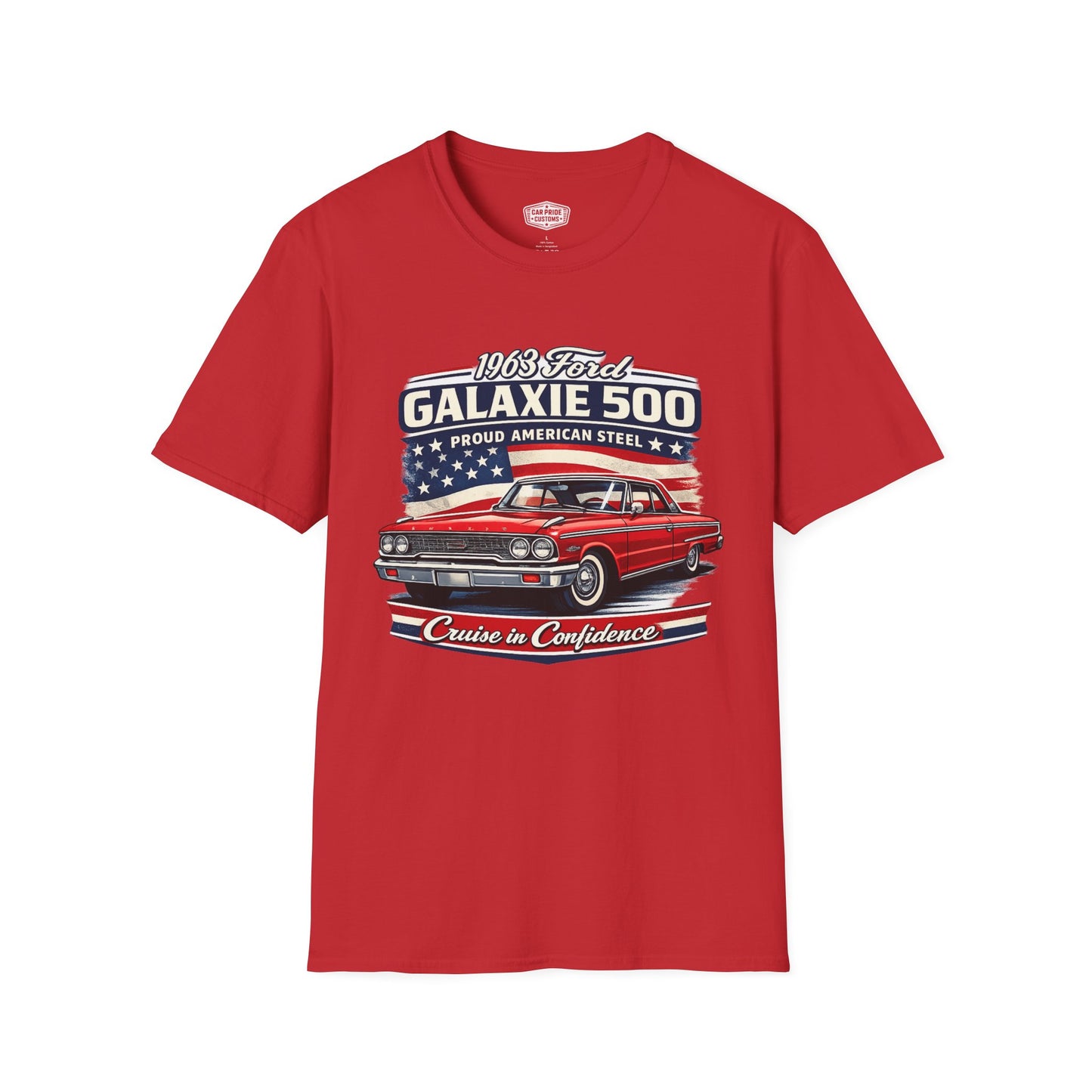 1963 Ford Galaxy 500 Red Pride - Standard Tee