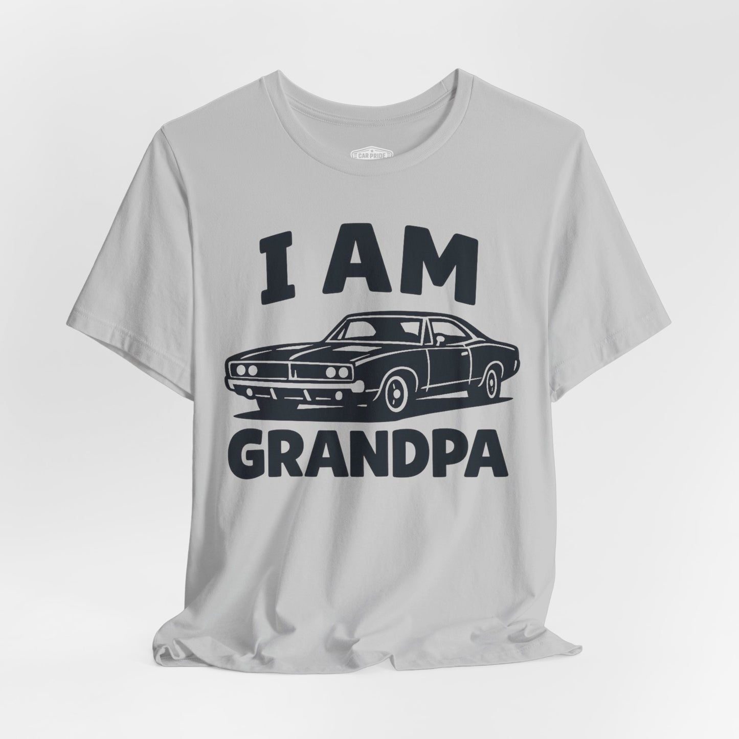 Funny Car T-Shirt | Classic Car Grandpa T-Shirt| Grandpa Car Lover Gift | 1968 Dodge Charger | I am Grandpa