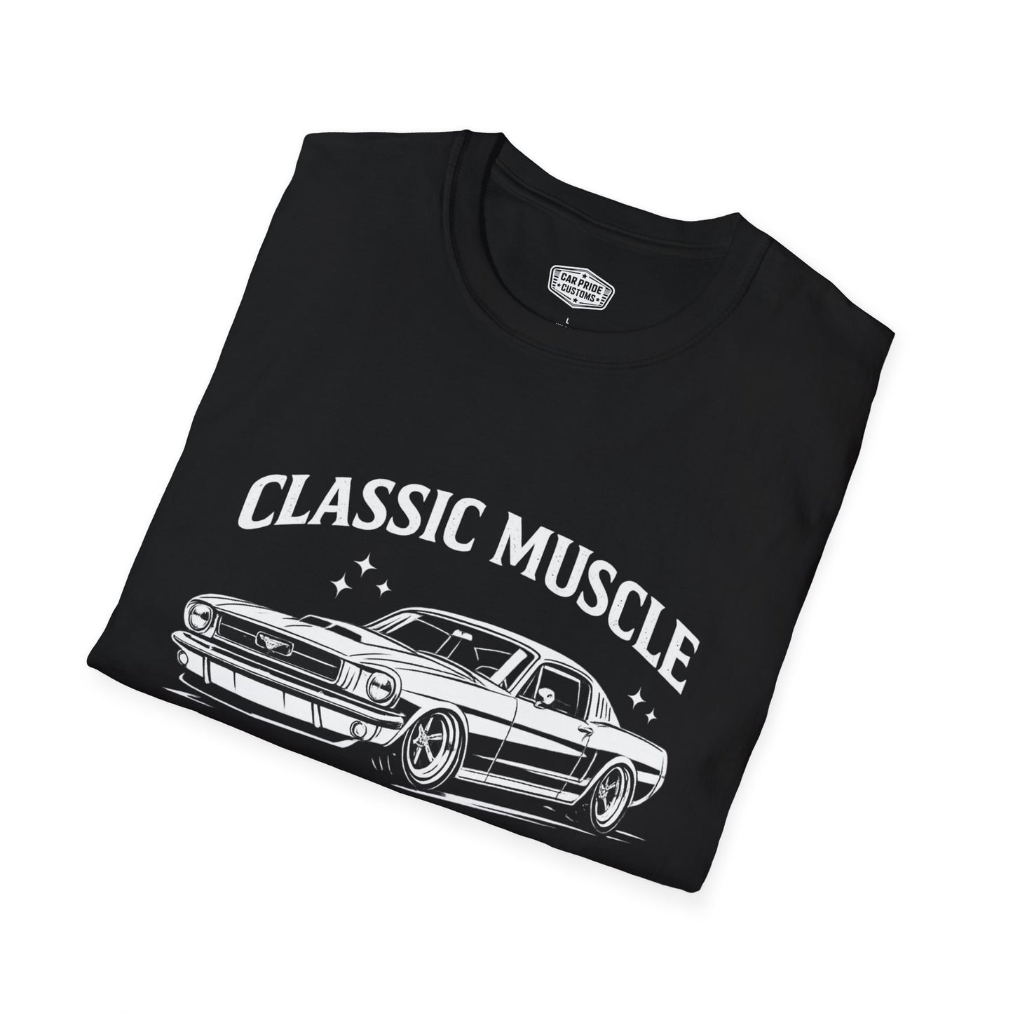 Classic Muscle | 1966 Ford Mustang T-Shirt | Legendary Performance Pony Car Graphic Tee | Ford Mustang Shirt