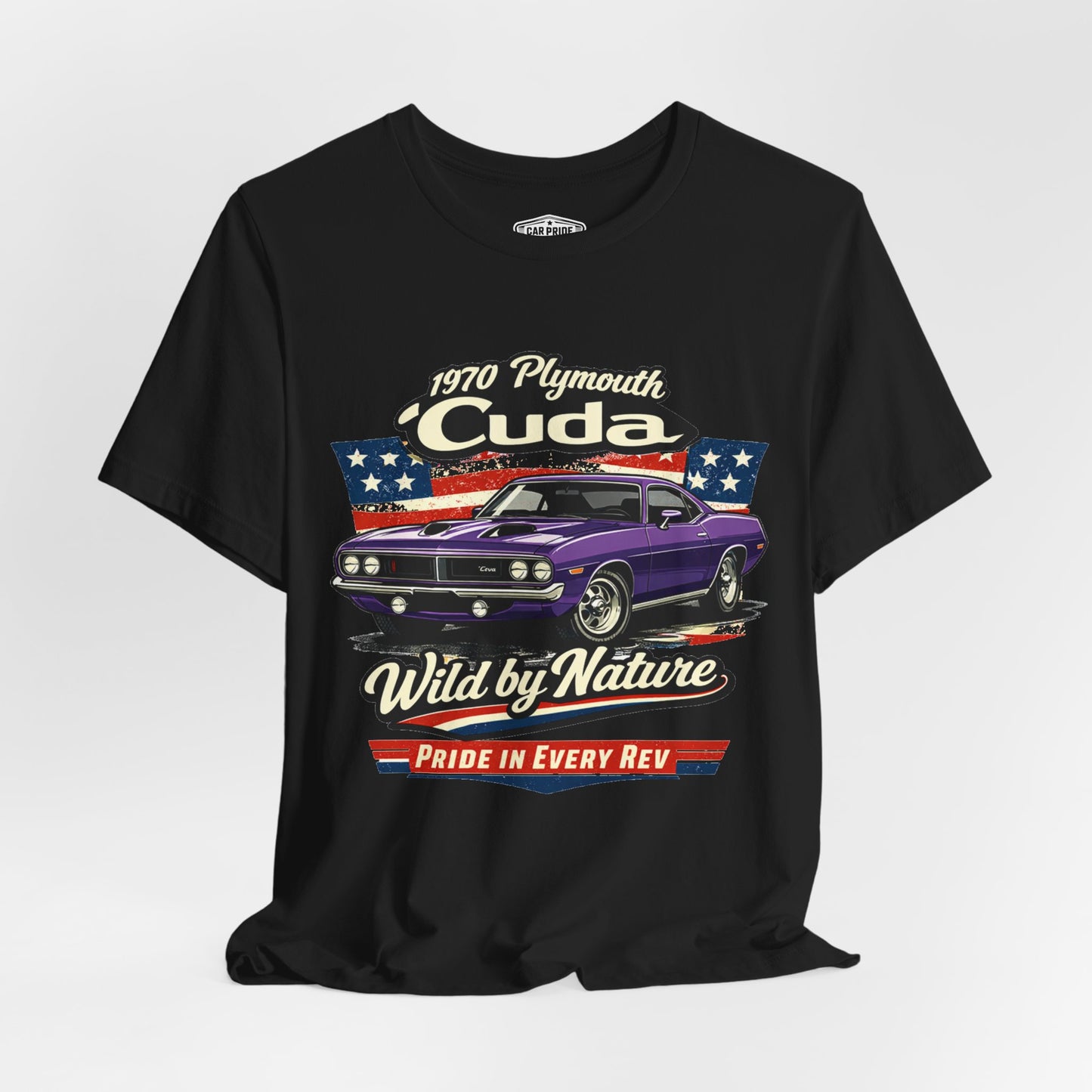 1970 Plymouth Cuda Purple Pride - Premium Tee