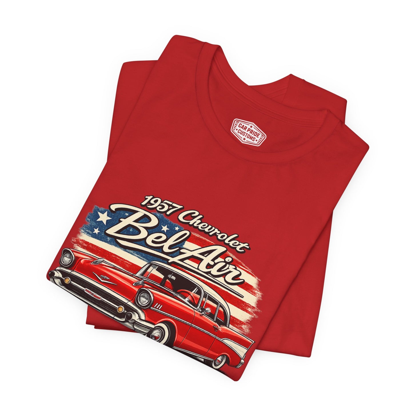 1957 Chevrolet Bel Air Red Pride - Premium Tee