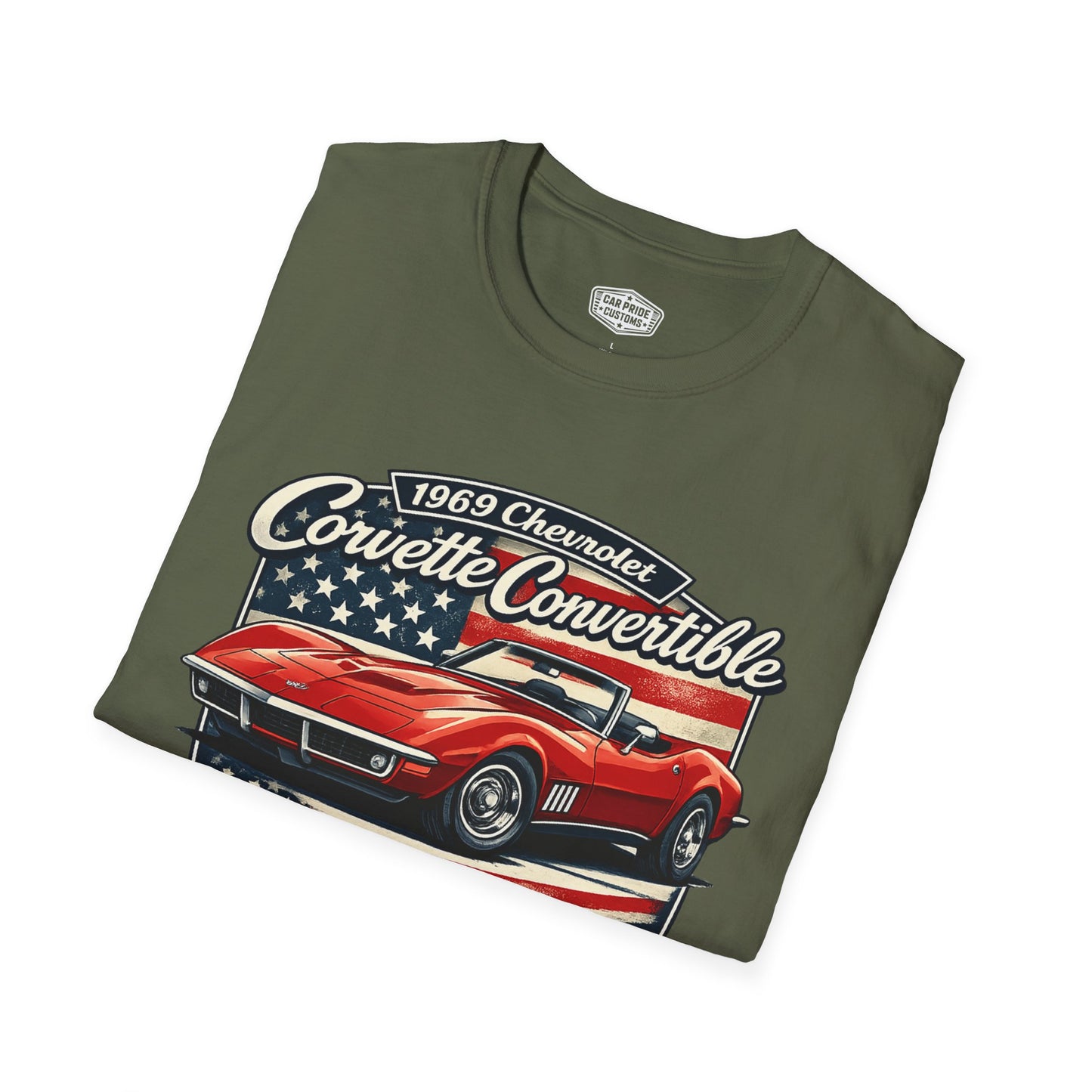 1969 Chevrolet Corvette Convertible Red Pride - Standard Tee