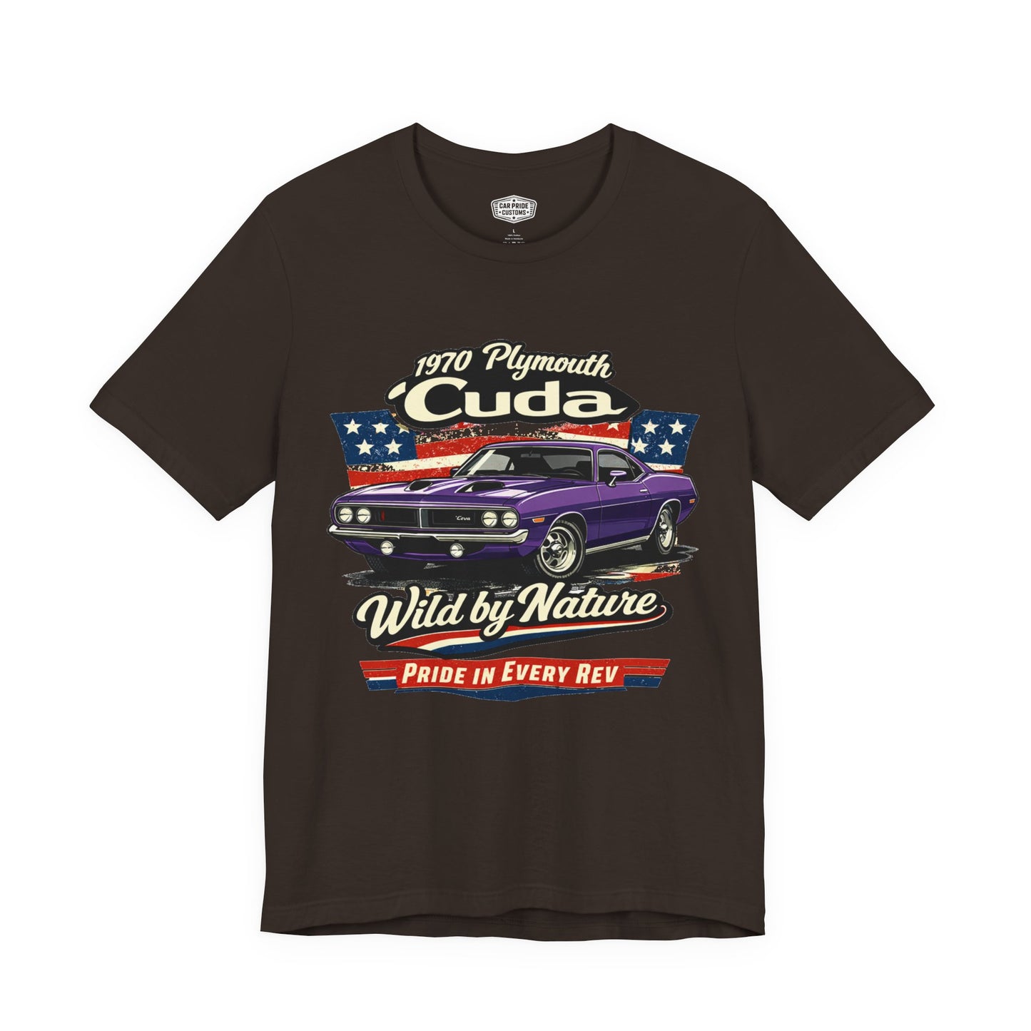 1970 Plymouth Cuda Purple Pride - Premium Tee